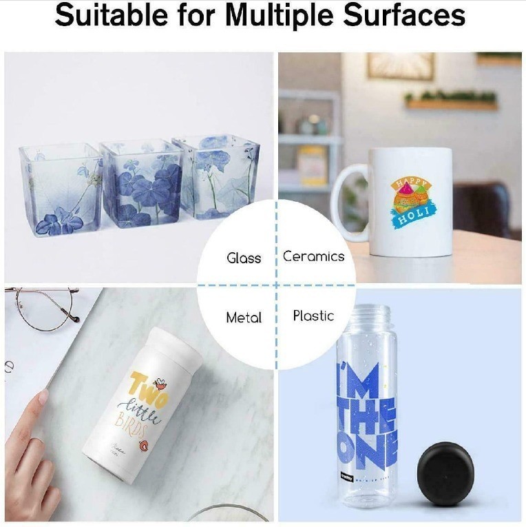 Waterslide Decal Paper InkJet CLEAR 15Sh 8.5×11 Water Slide Decal Transfer Paper