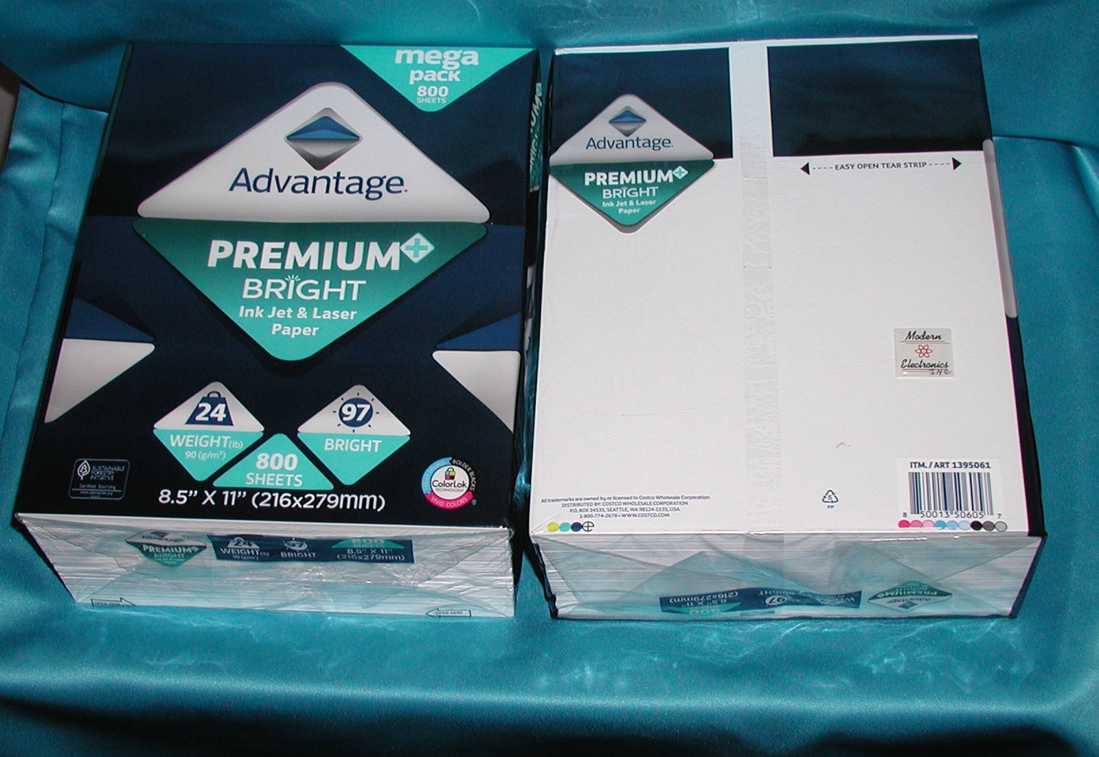 Advantage 1395 TWO 800 Sheet Packs 97 Brt 24lb Printer Paper “Factory New” WOW!