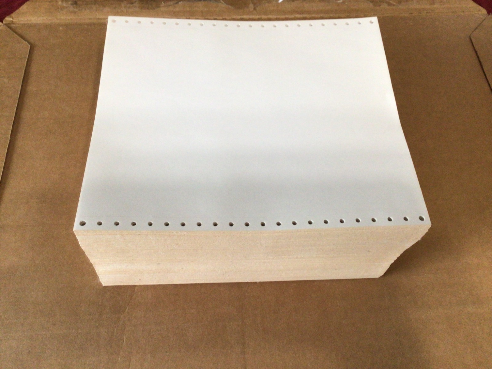 Continuous Feed Computer Paper for Dot Matrix Printer, 9.5X11X5 Inches Open Box