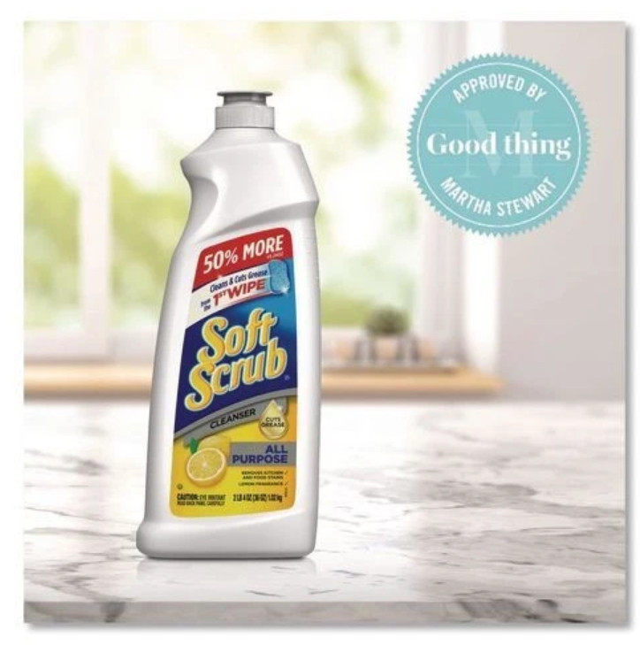 All Purpose Surface Cleanser, Commercial, Lemon Scent, 36 oz Bottle, 6/Carton