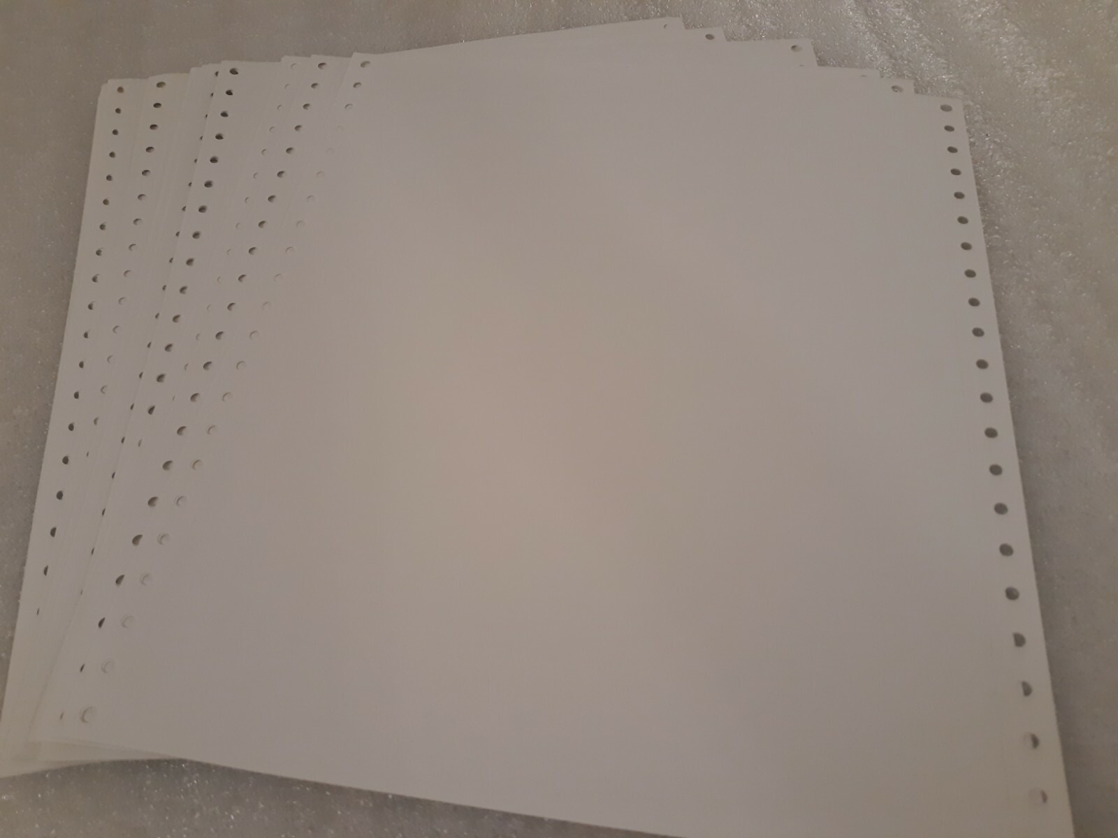 Dot Matrix Vintage Printer Paper 50 Sheets 8.5 x 11 non continuous