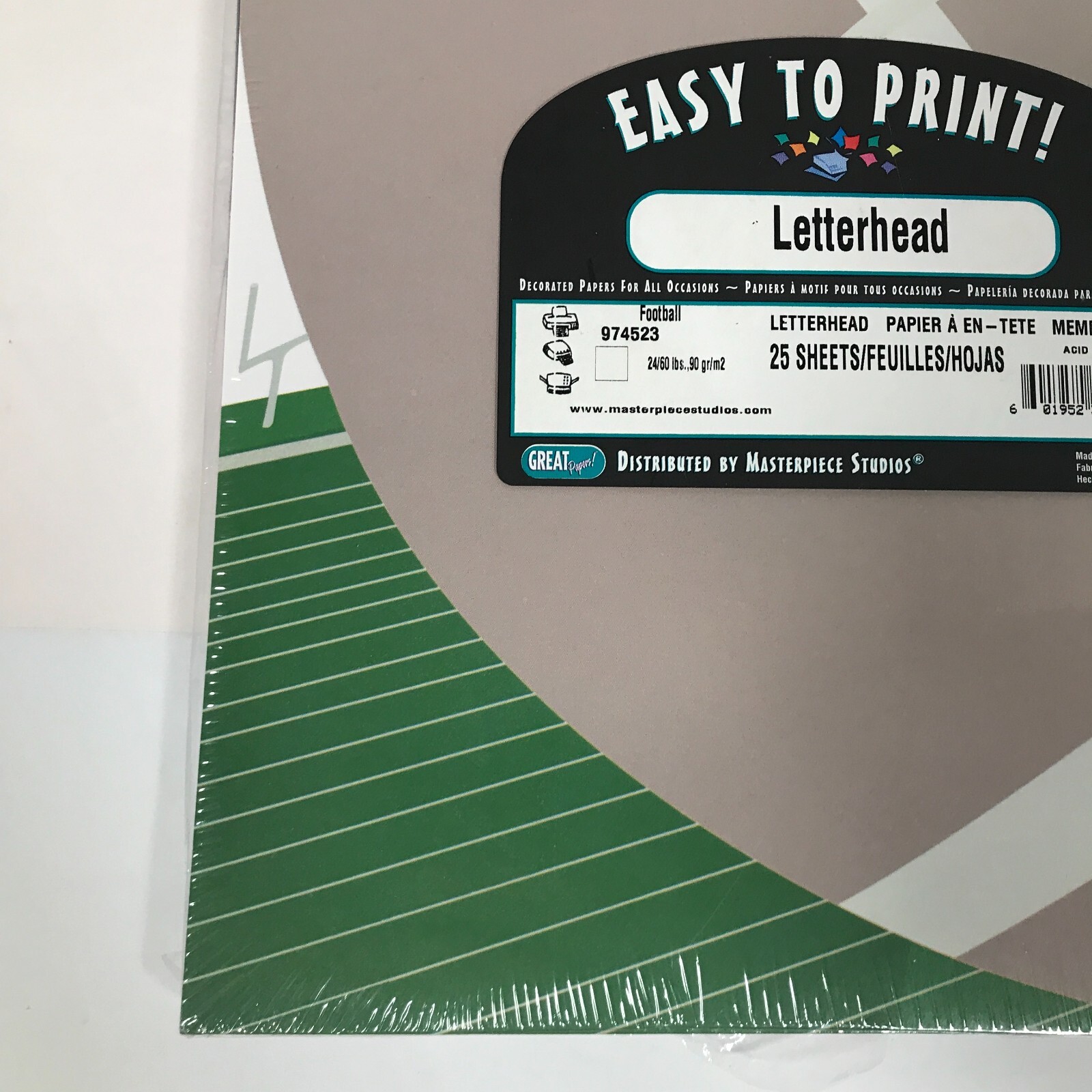 Great paper Kinkos Gibson 50ct/25ct Sports Football 8.5in X 11in Printer Paper