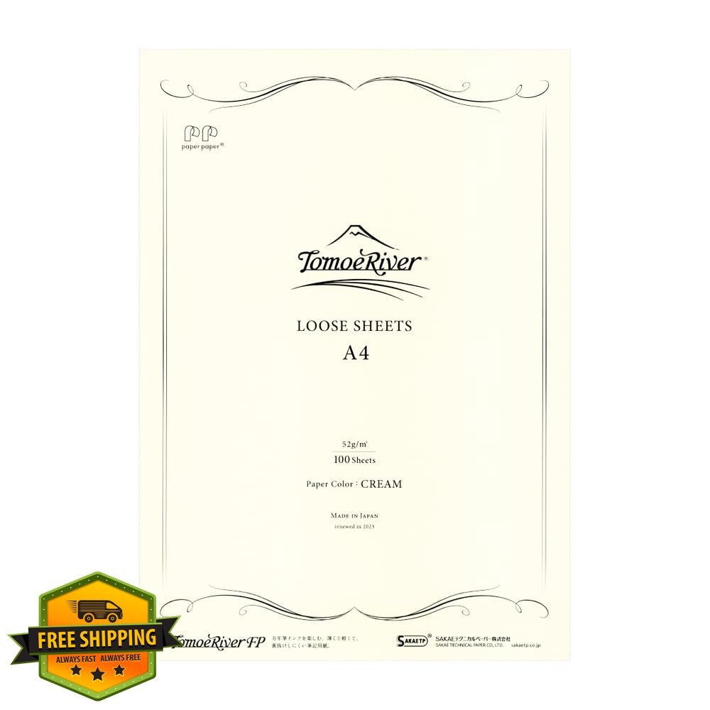Tomoe River FP 52gsm Cream Paper A4 8.27×11.7 100 Sheets