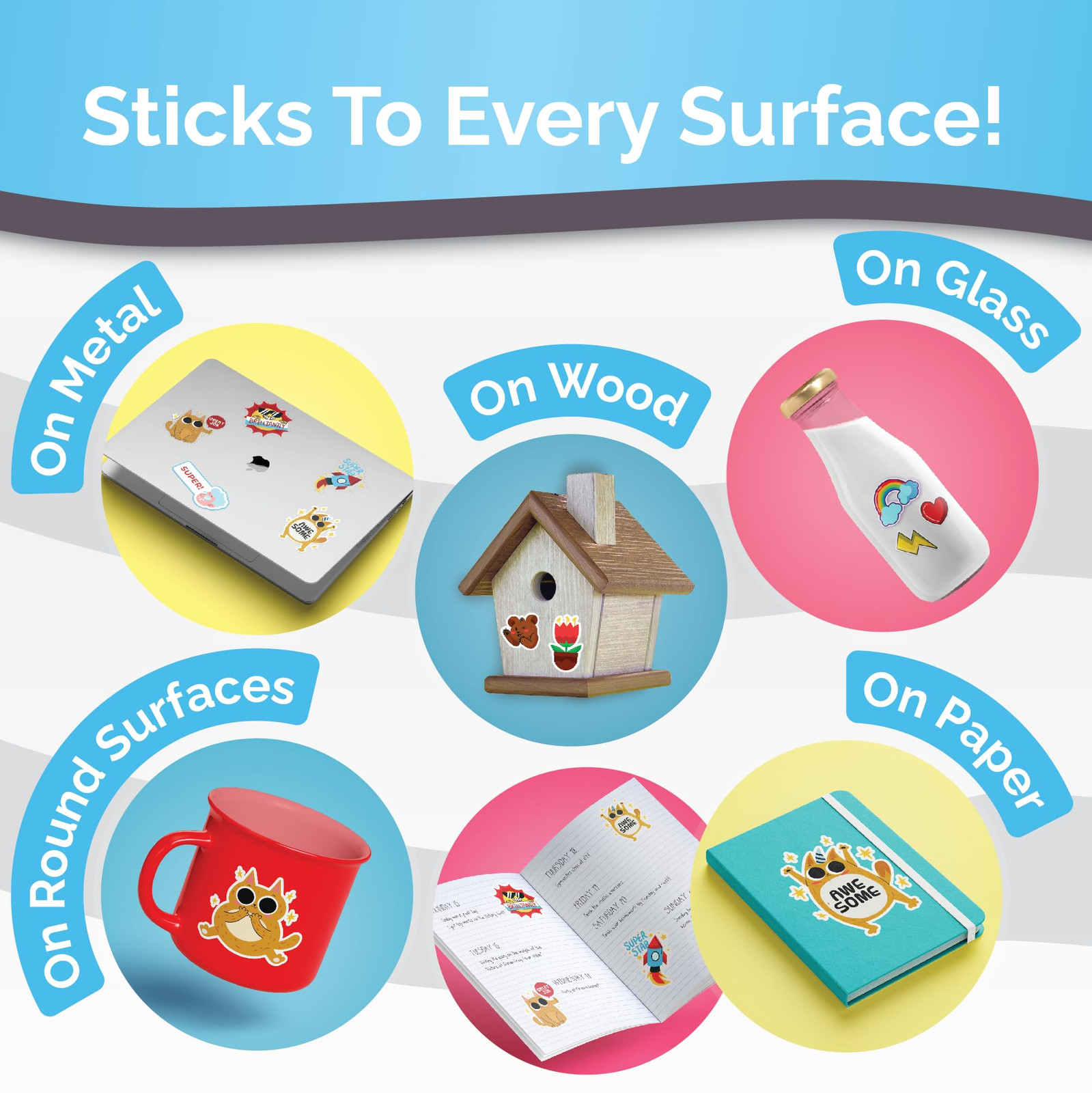 Premium Printable Vinyl Sticker Paper for Inkjet & Laser Printer – 32 Sheets …
