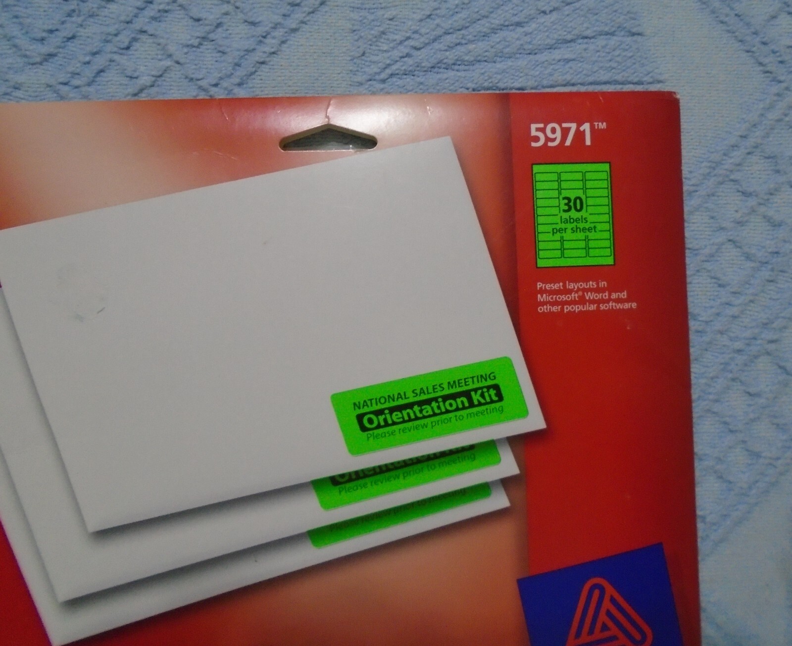 Lot of 684 Assorted Labels WHITE, NEON GREEN, FOIL SILVER, RED, GREEN