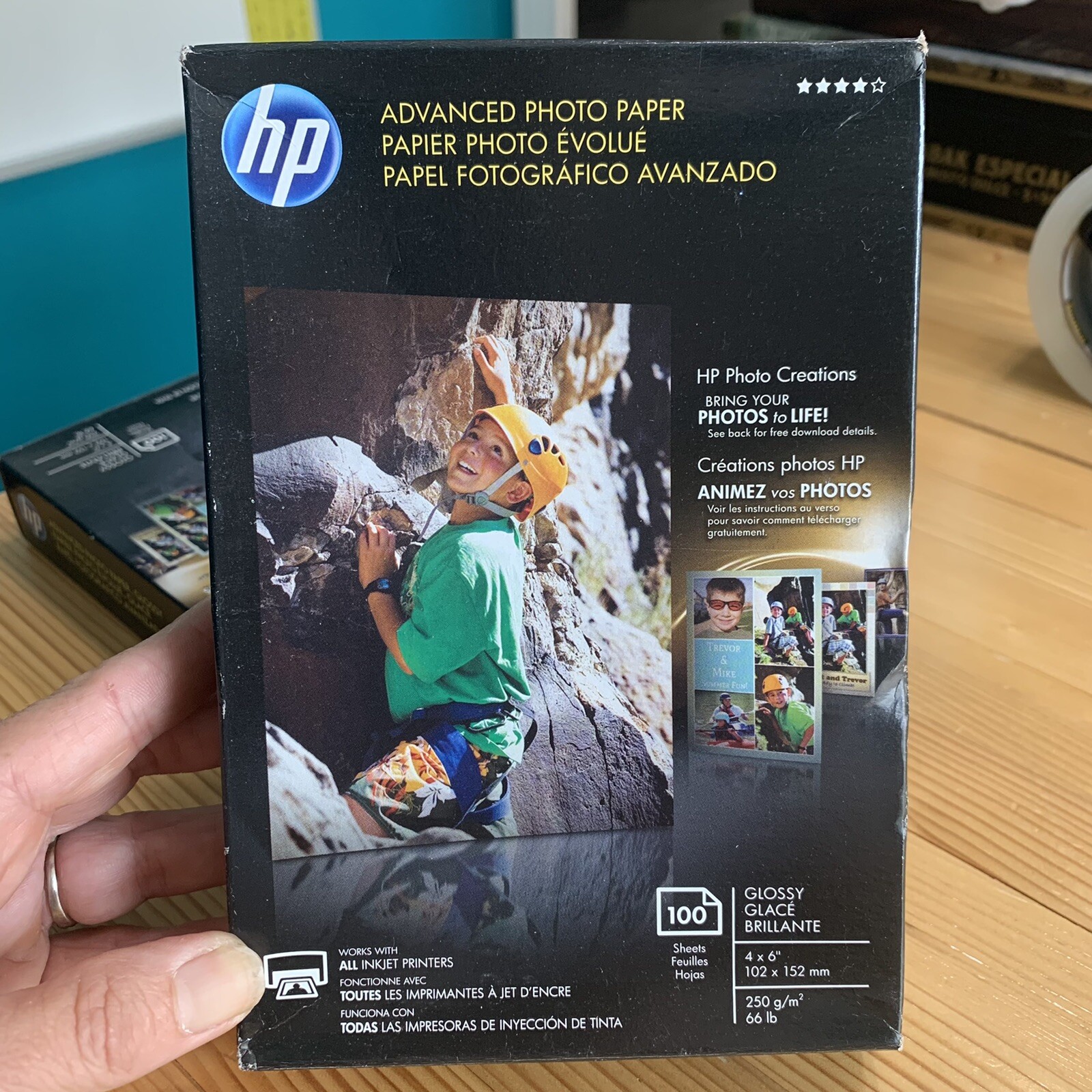 HP Advanced Photo Glossy Q6638A Paper 100 Sheets 4″x6″ 66lb All InkJet Printers