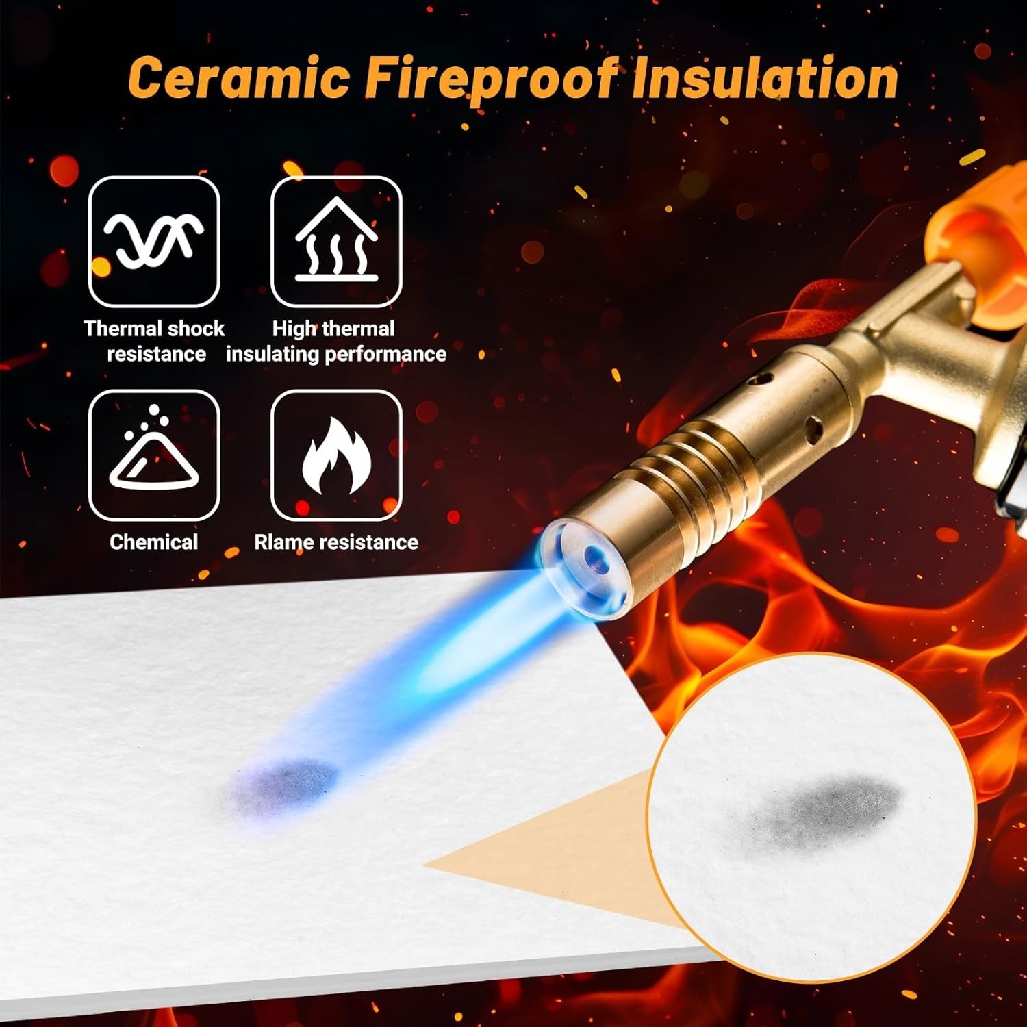 DIY 10 Pack High-Temperature Gasket Paper Sheets for Stoves and Furances 11×12
