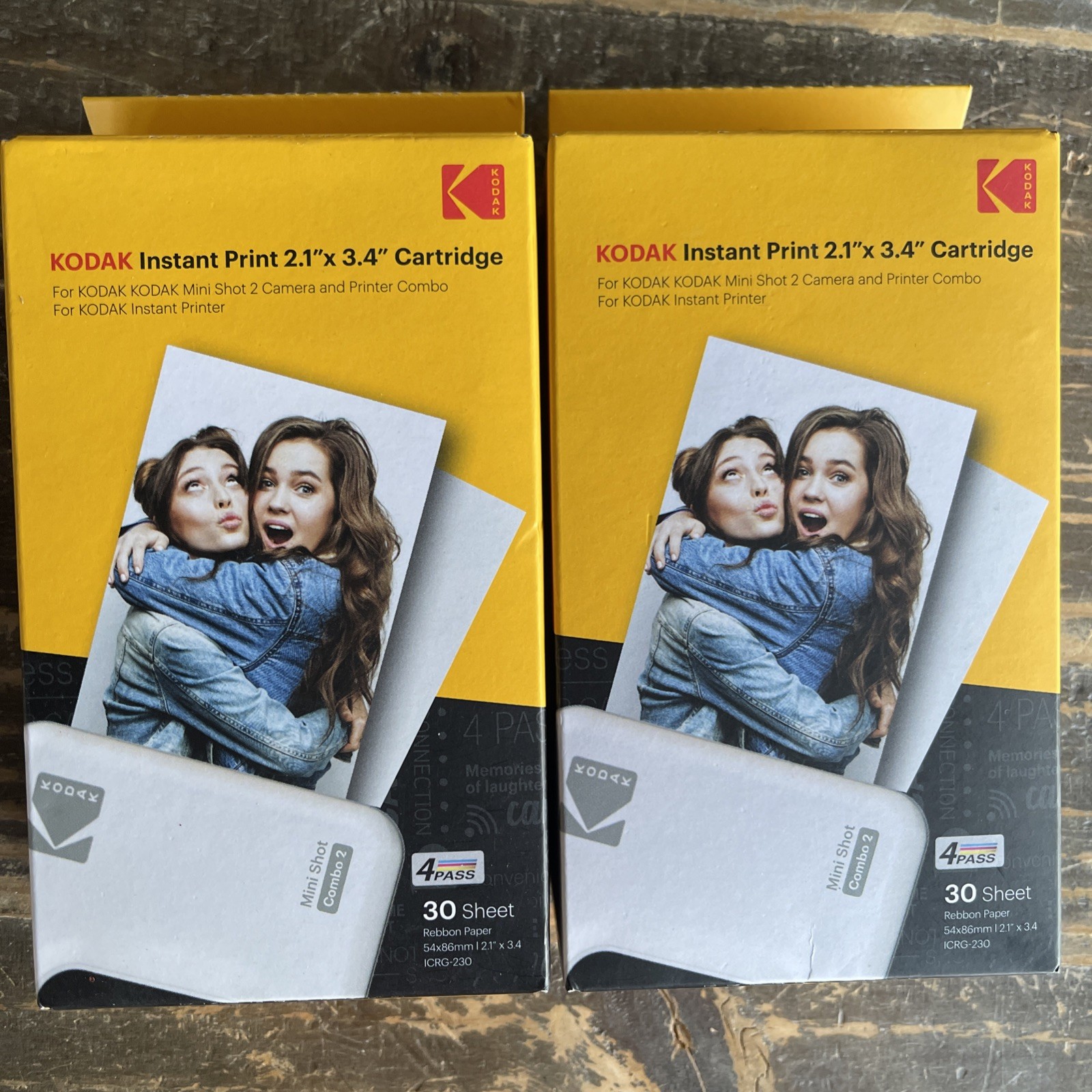 Kodak ICRG 230 Mini Shot 2 Instant Cartridge 60 Sheets 2.1×3.4