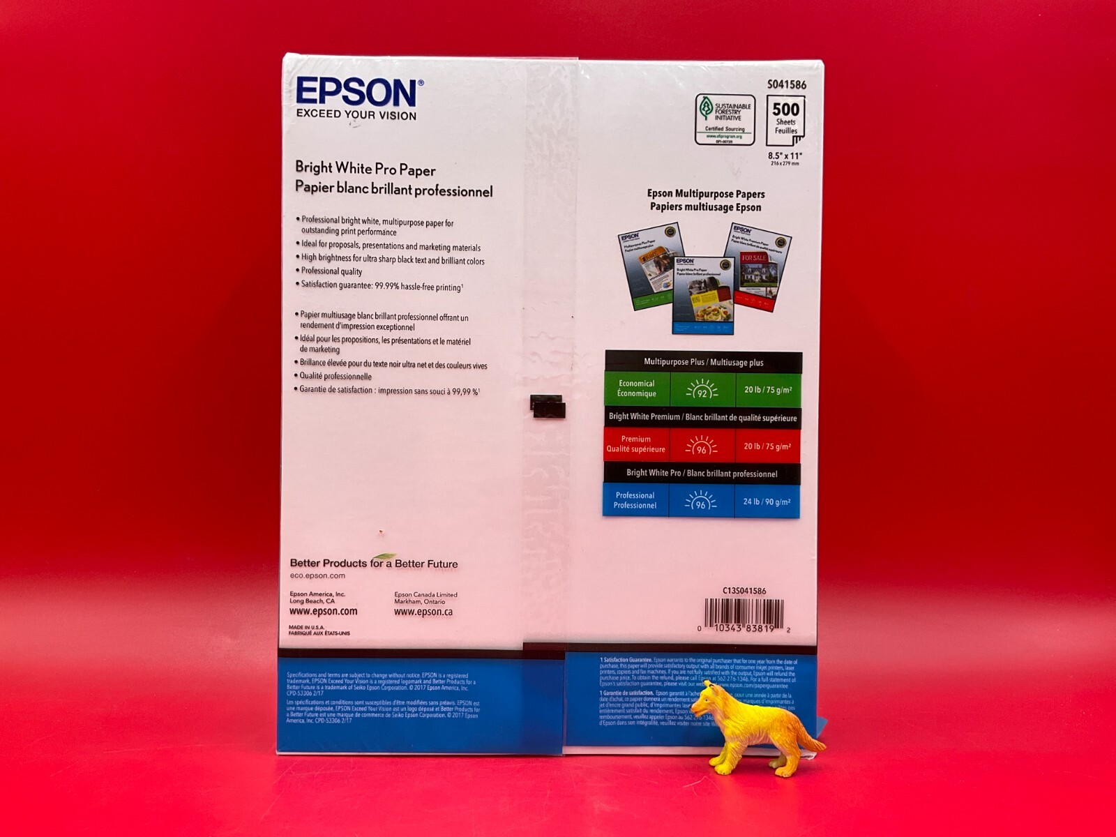 Epson Premium Paper 8.5″x 11″ 500 sheets S041586 ✅❤️️✅❤️️ NEW! SEALED! ✅❤️️✅❤️️