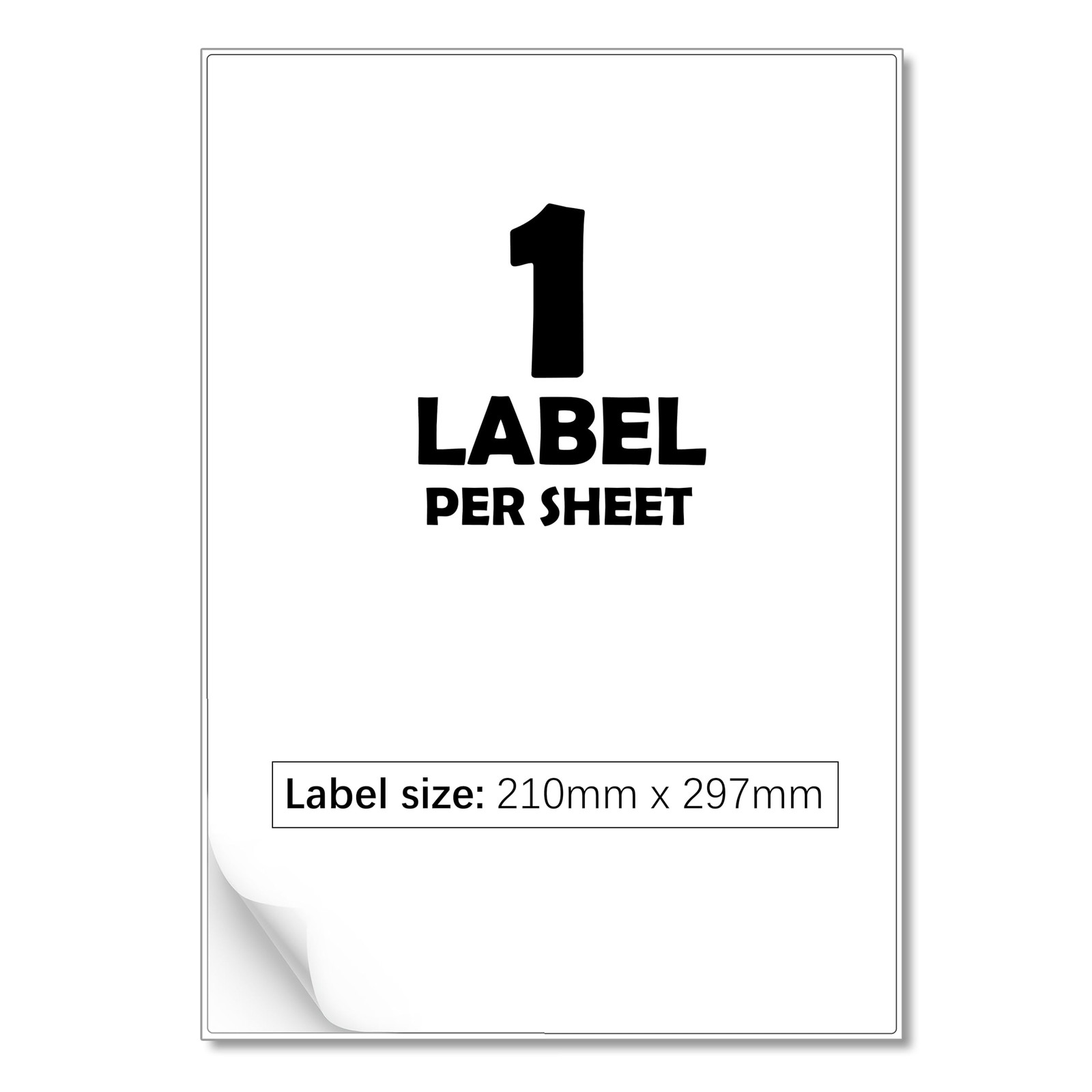 Printable Sticker Paper, A4, 1 Per Sheet, 30 Sheets, Self Adhesive Labels…