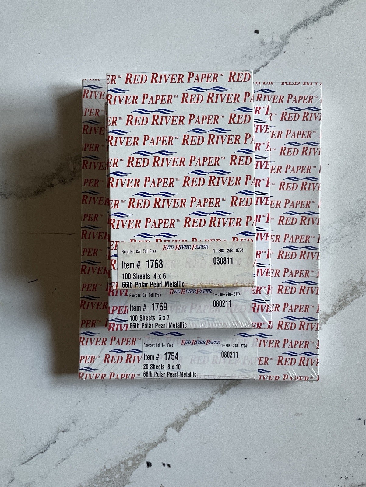Red River Paper Polar Pearl Metallic Lot – New