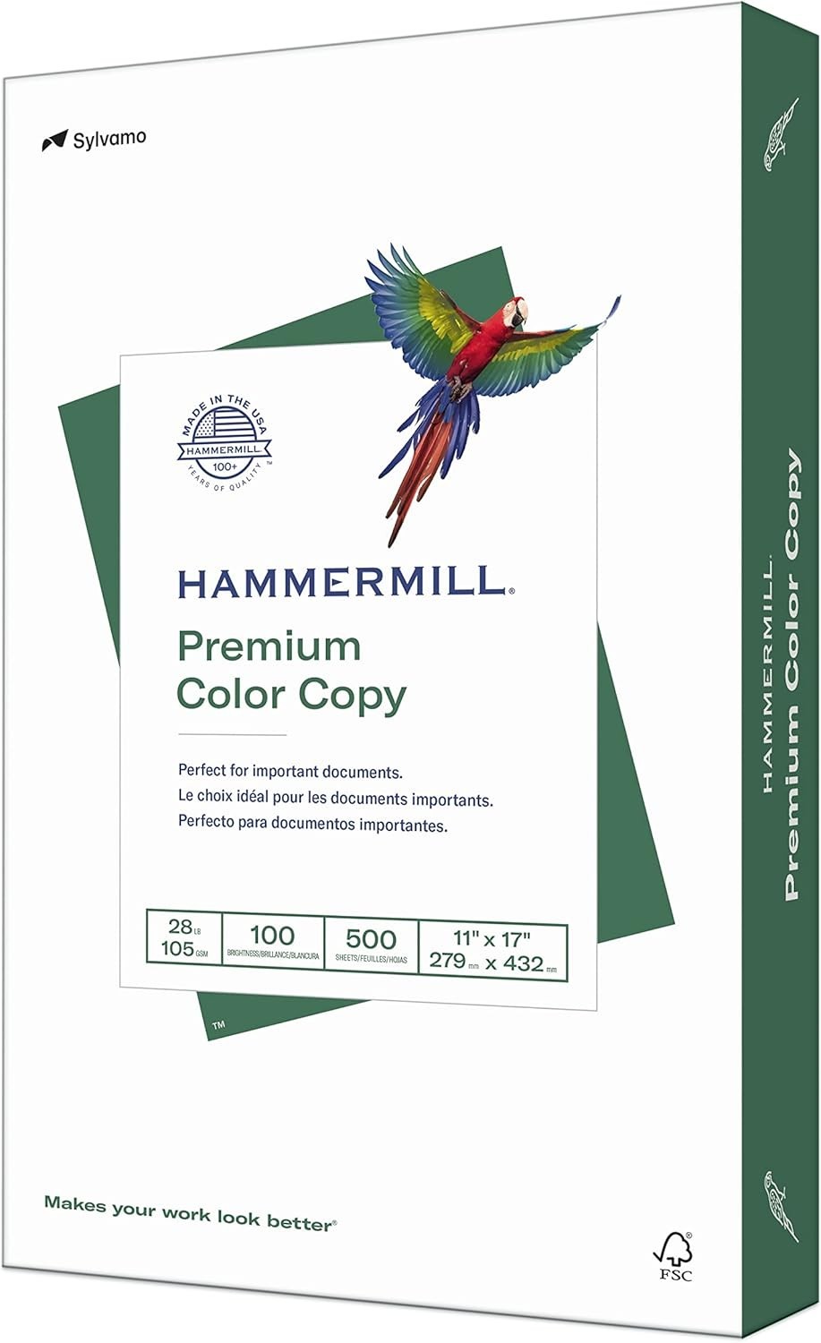Super Smooth 28 lb Printer Paper – 11×17, 500 Sheets, Jam-Free Guarantee