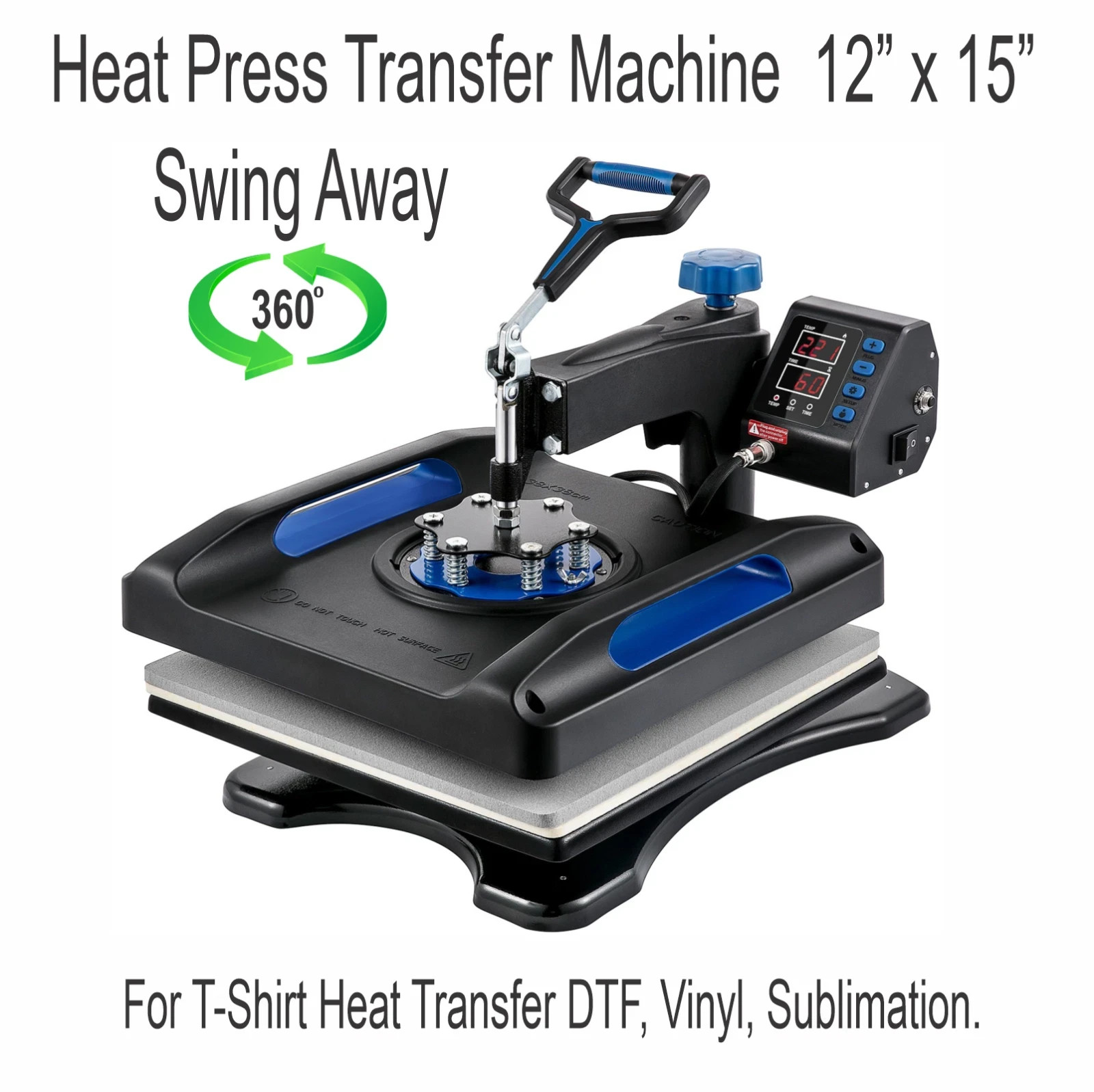 Epson Printer with DTF ink plus Heat Press 12″x15″ T-Shirt Maker Bundle/