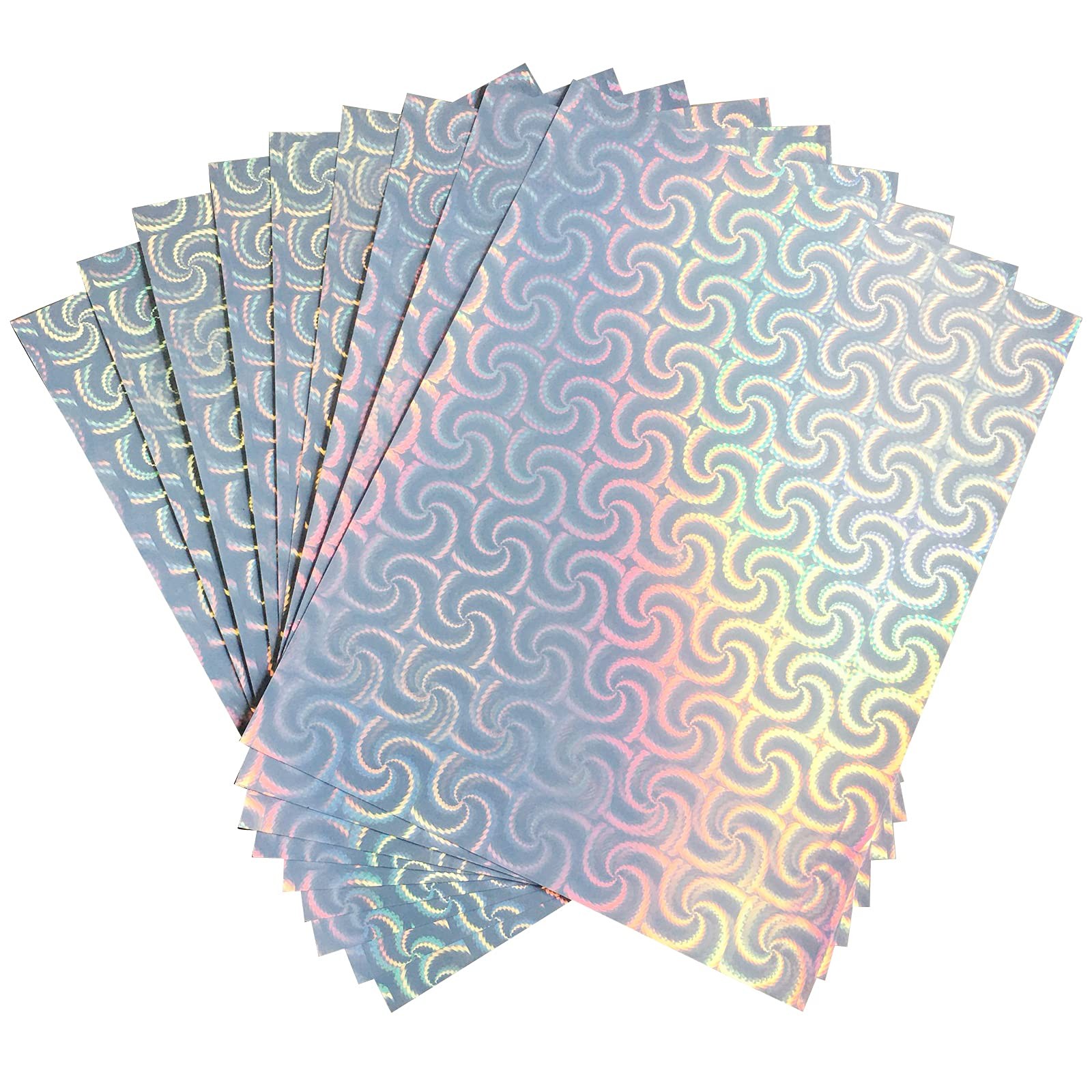 20 Sheets Holographic Sticker Paper for Ink jet & Laser Printer 8.5×11 inch
