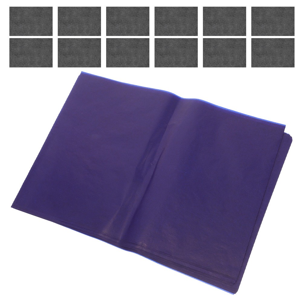 100 Sheets Carbon Paper for Wood Tracing Graphite Transfer Typewriter