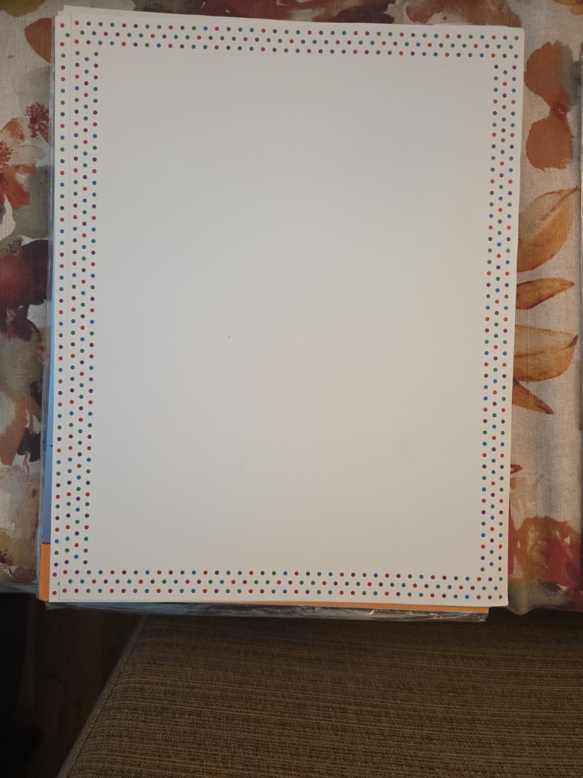 LOT of Decorative Computer Paper Open/Partial Packs And Sheets.