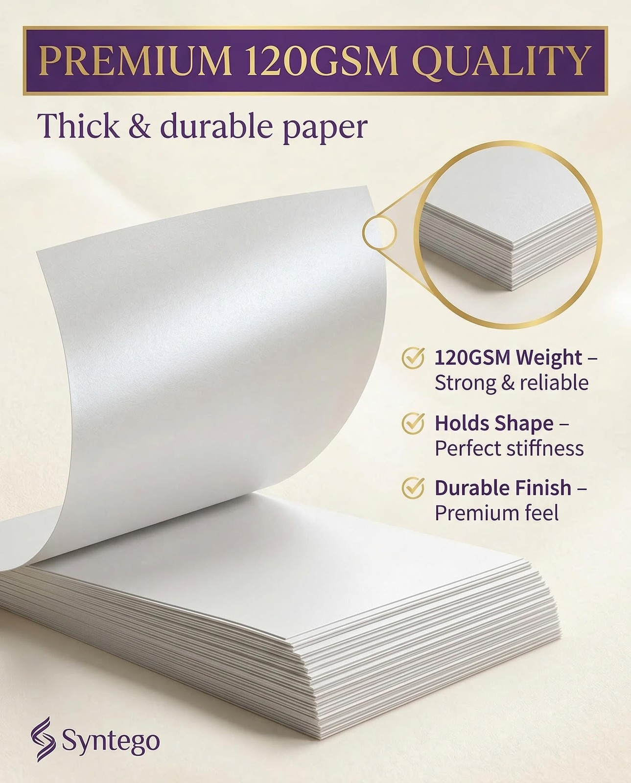 10 x A4 Frost White Pearlescent Shimmer Paper 120gsm / 32lb bond Double Sided…
