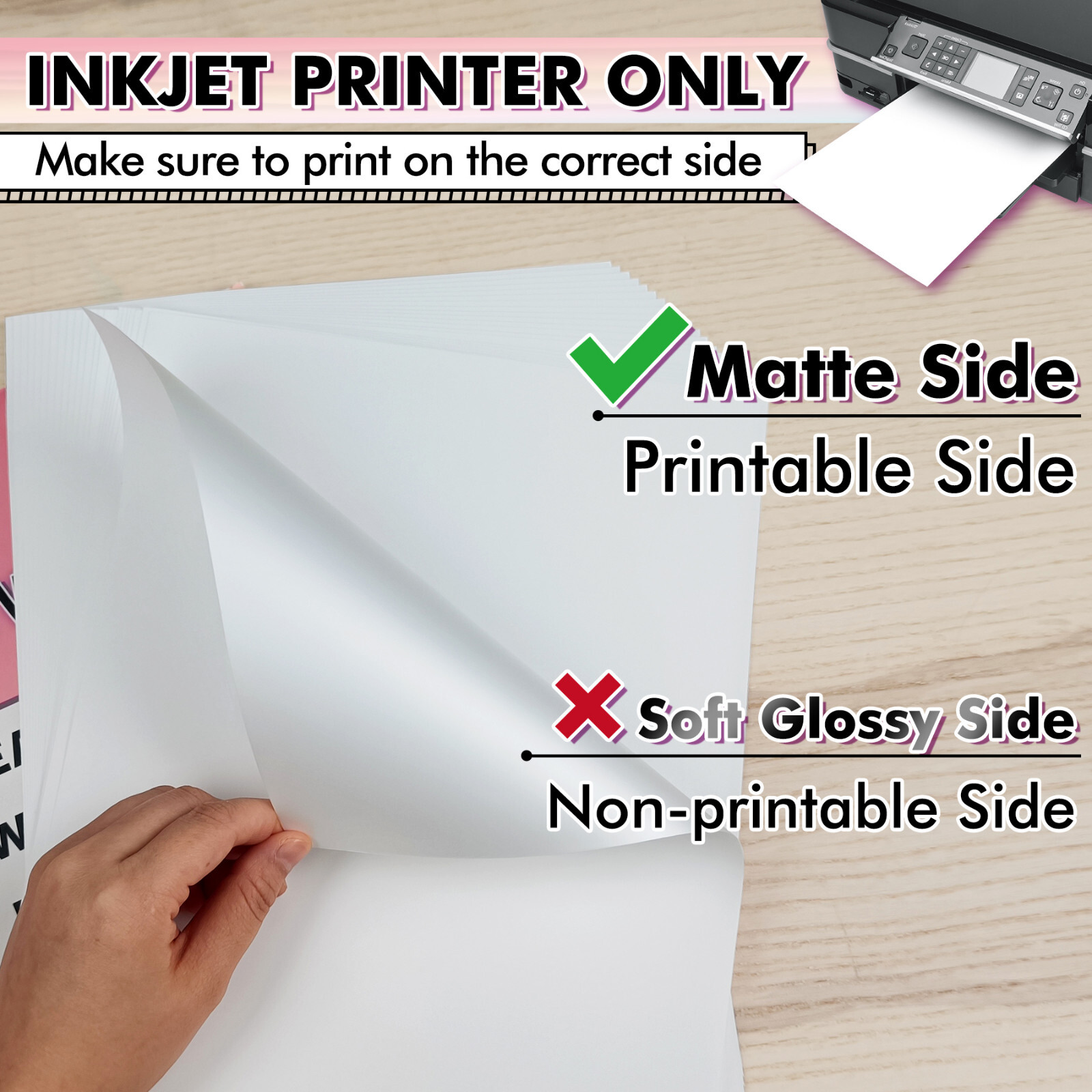 Lot Koala Printable Vinyl Waterproof Printer Paper 8.5×11 / 11×17 Inkjet Laser