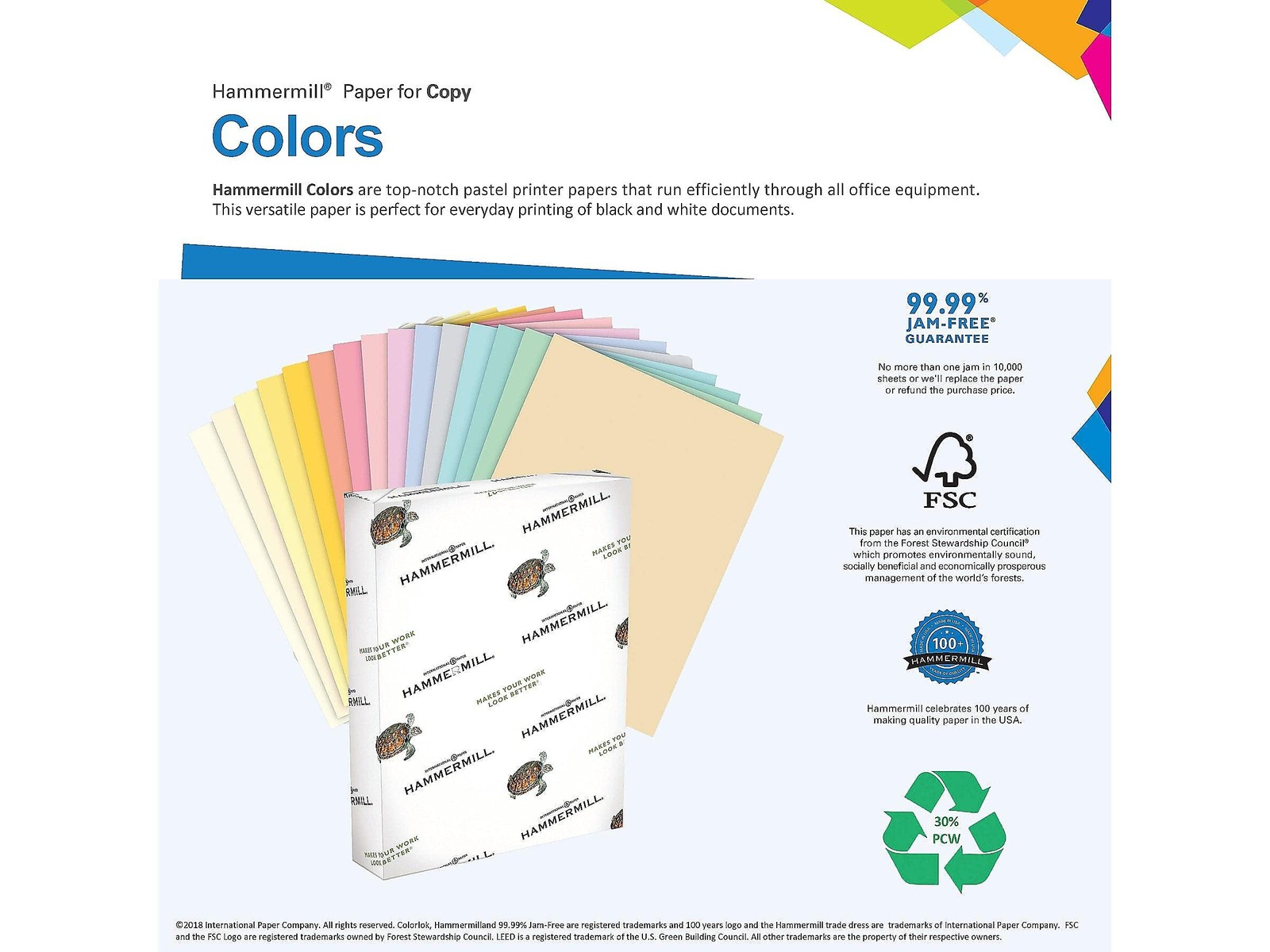 Colored Paper, 20 lb Lilac Printer Paper, 8.5 x 11-1 Ream (500 Sheets) – Made…