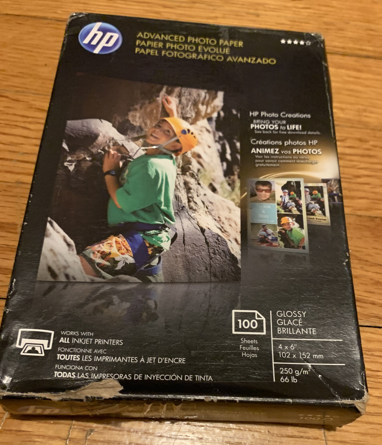 HP premium Plus photo paper Ink jet 4×6 Glossy