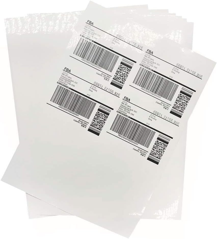 100PCS Sticker Paper Glossy Matte Clear Waterproof Printable Inkjet Laser