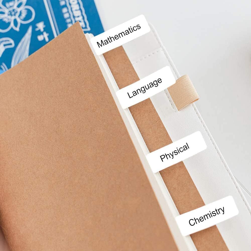 3 Rolls 15x50mm Label Maker Tape Sticker Thermal Paper Self-Adhesive For D30