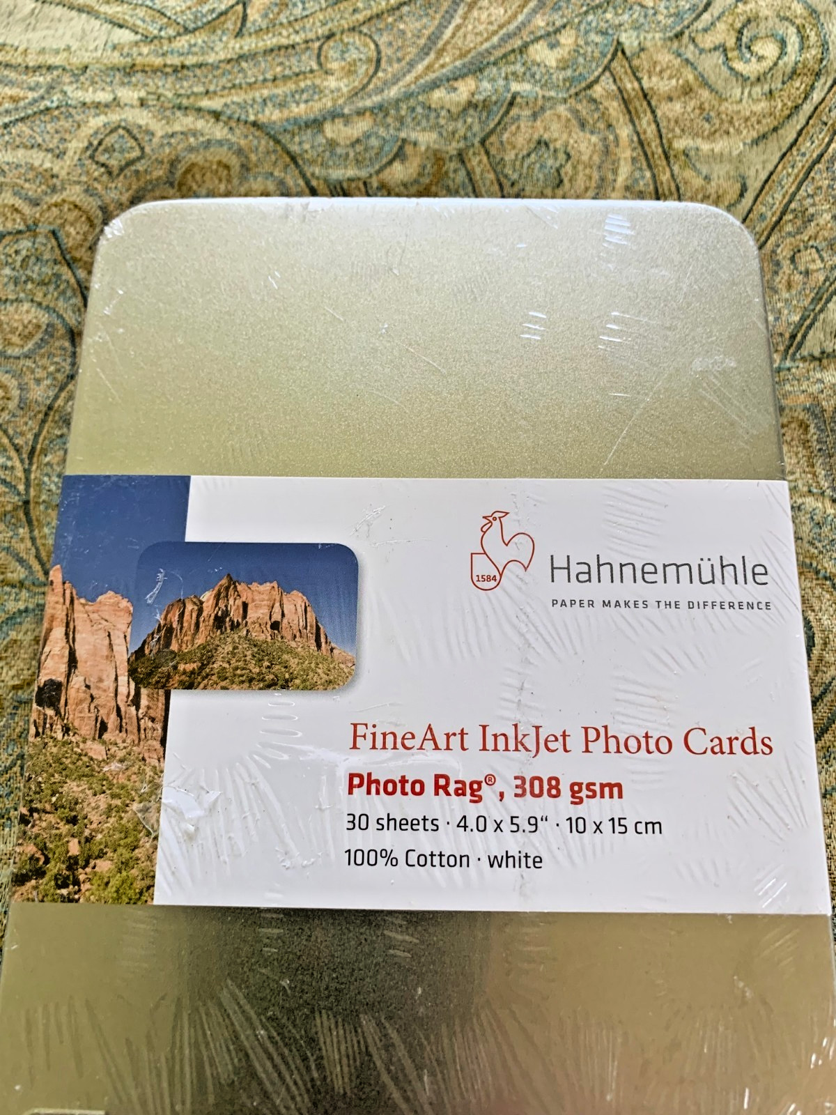 Hahnemuhle Fineart Inkjet Photocards Photo Rag 4×6 30 Sheets