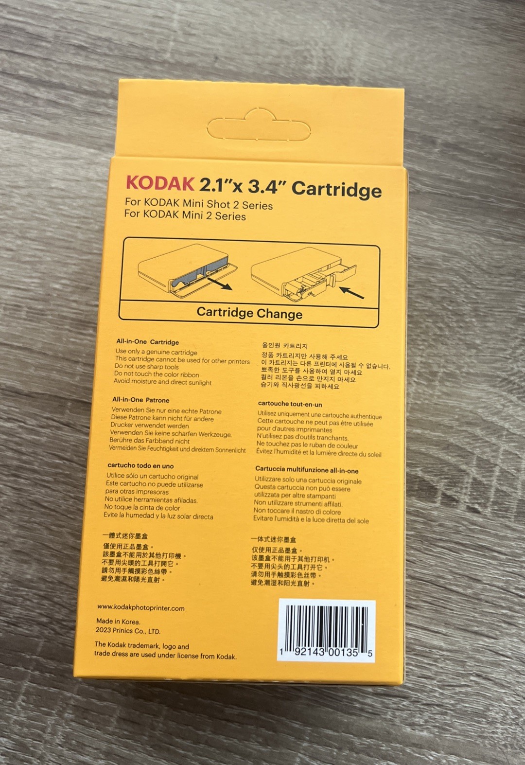 Kodak Cartridge 2.1 X 3.4 30 Sheets For Kodak Mini Shot 2 / Mini 2 Instant BNIB