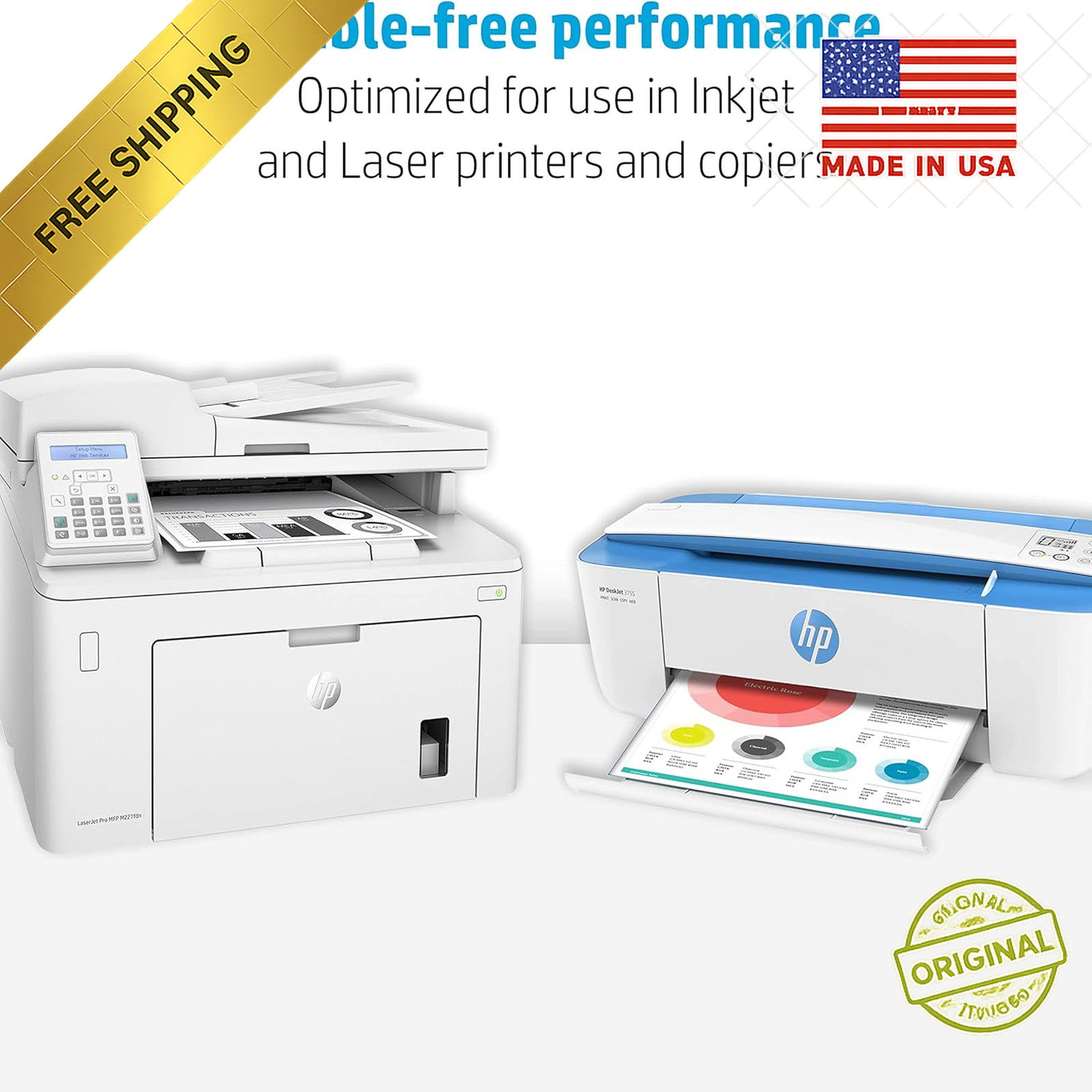 Premium Bright White Printer Paper – 24 lb, 100 Bright