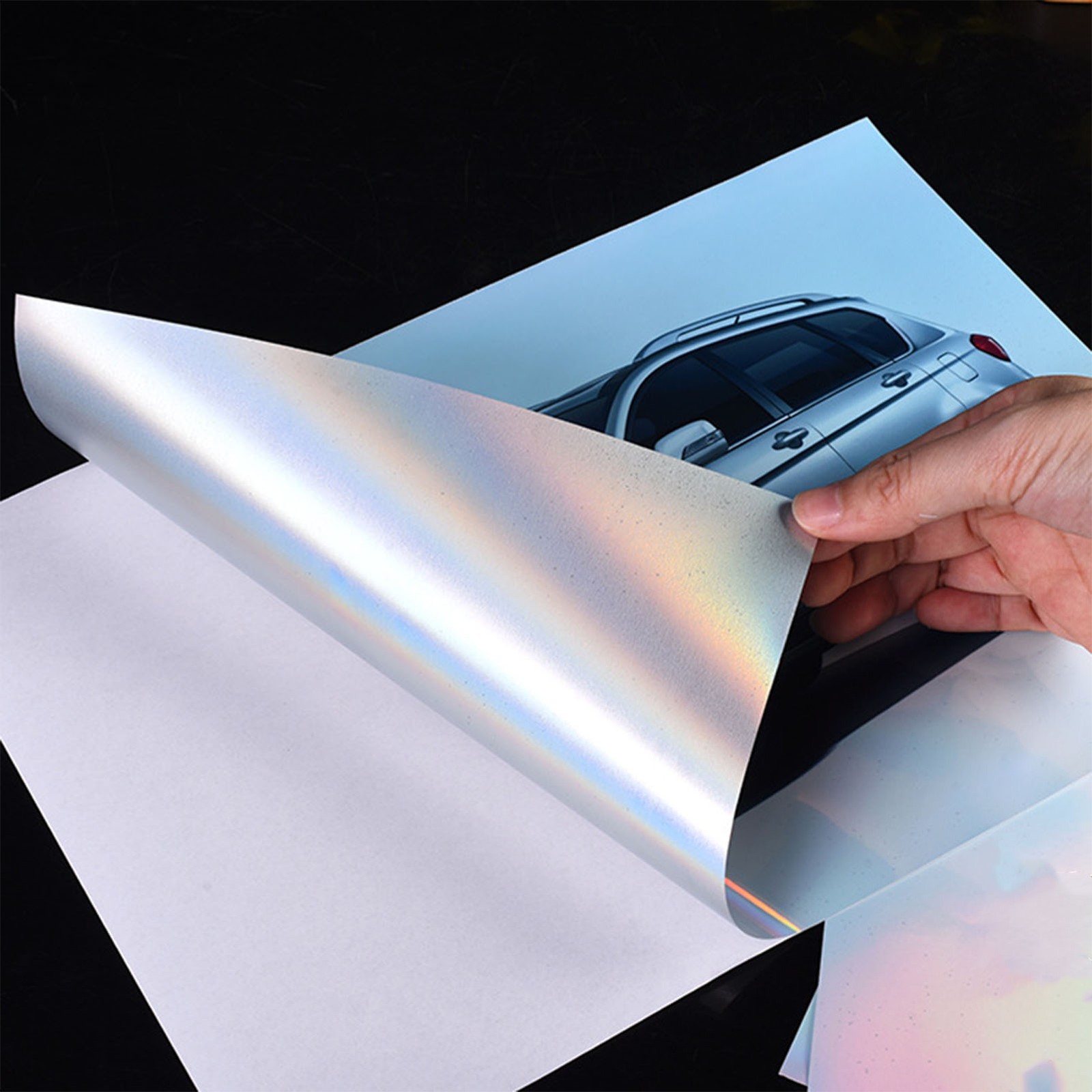 20Pcs Holographic Sticker Paper A4 Waterproof