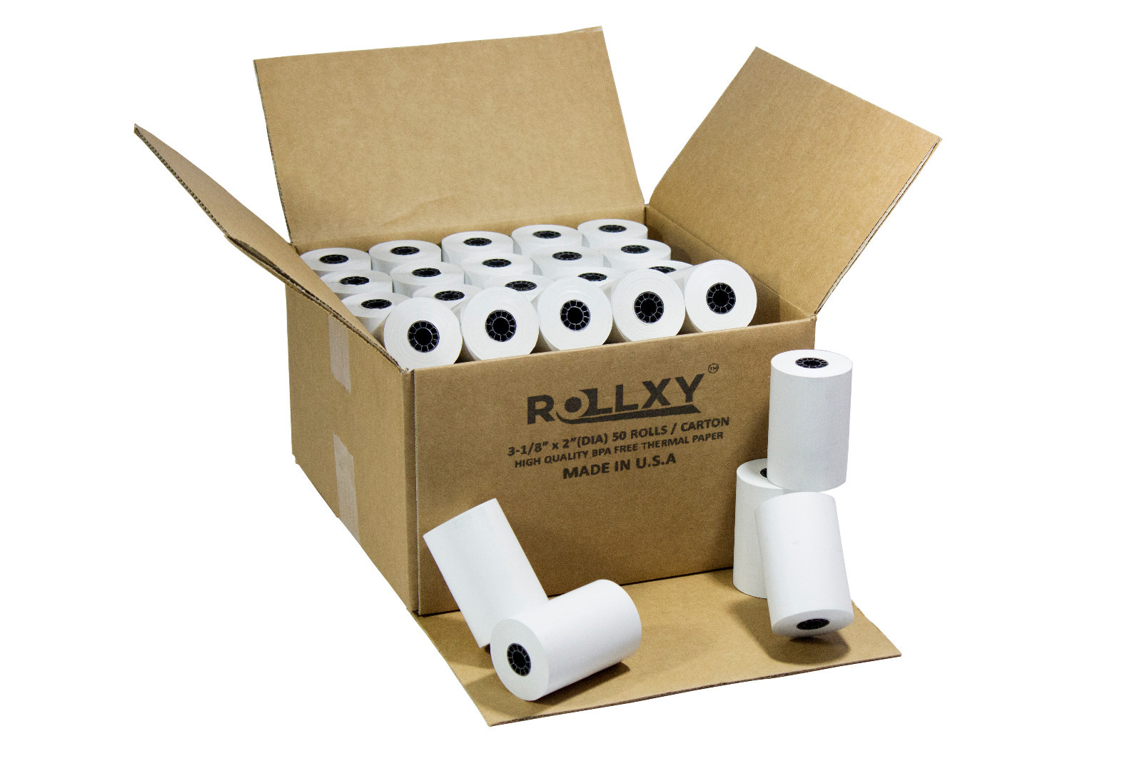 3-1/8 x 119 Feet Thermal Rolls by PosPaperRoll