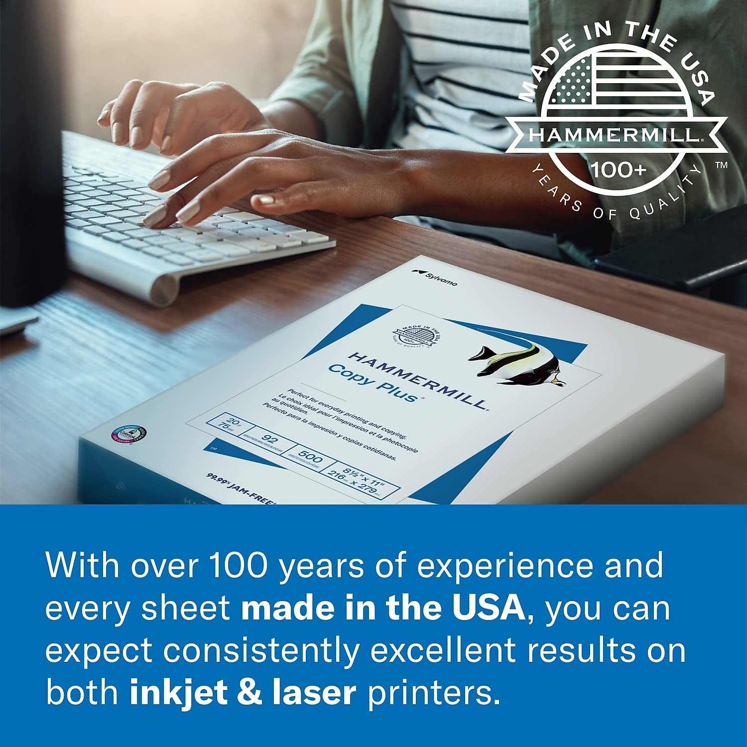 Hammermill Printer Paper, 20 lb Copy Paper, 11 x 17 – 5 Ream (2,500 Sheets) – 92