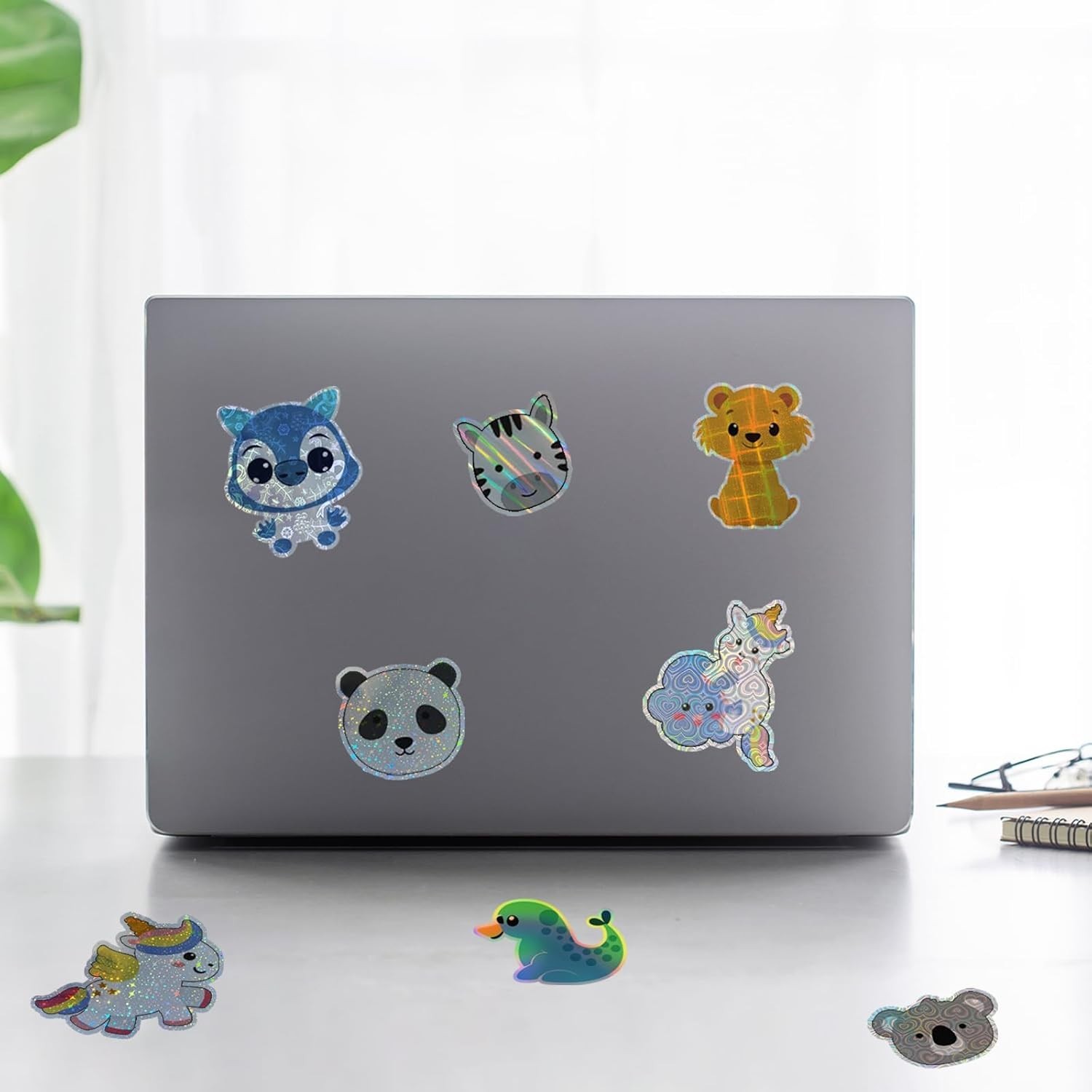 30 Sheets Holographic Sticker Paper for Inkjet&Laser Printer, Printable Vinyl…