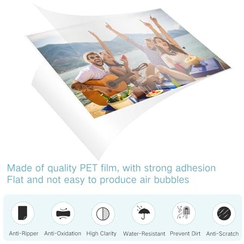 Jetec 1000 Pcs Laminating Sheets Bulk 8.6 x 12 Inch Clear Lamination Sheets 4