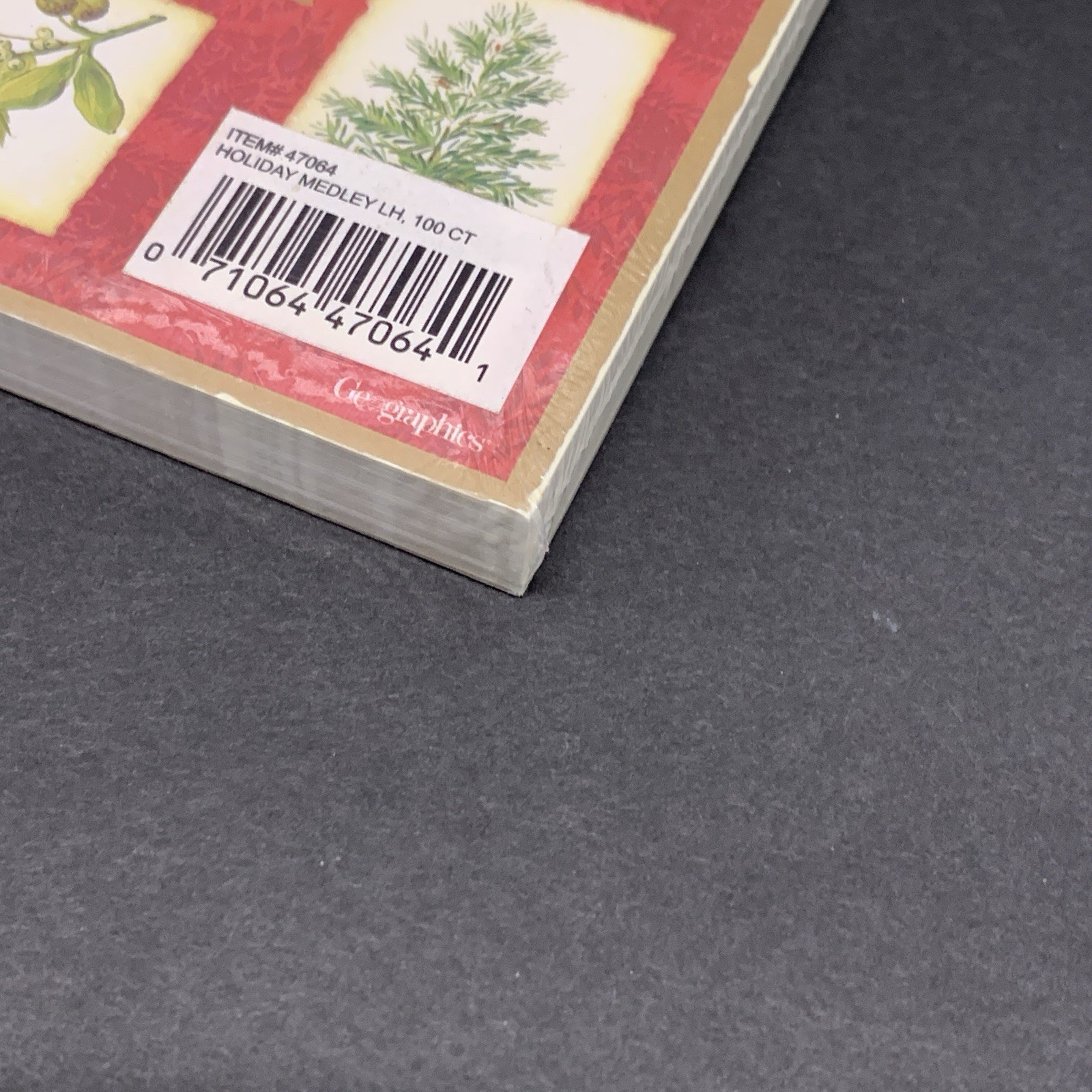 Holiday Time 8.5″x 11″ Holly & Berry Design Stationary Craft Paper 100 Sheets