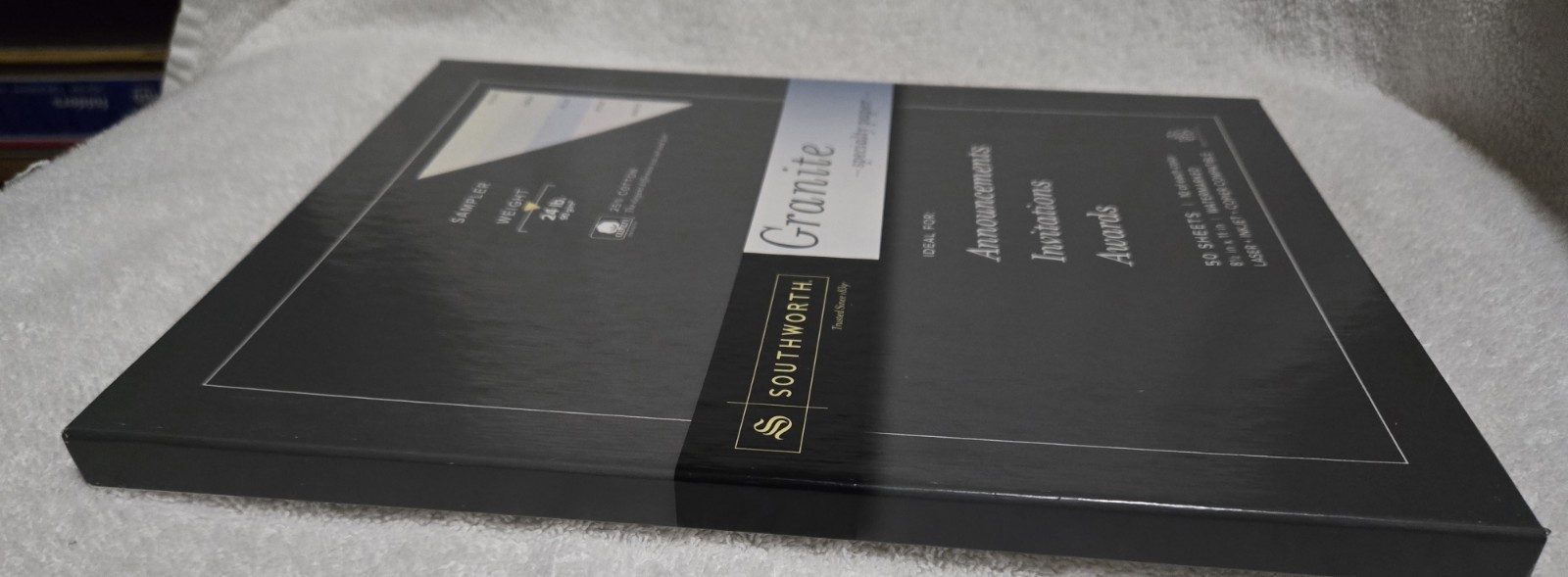 Southworth Granite Specialty Paper Sampler w/ 10 of 5 Colors–Missing 3 Ivory
