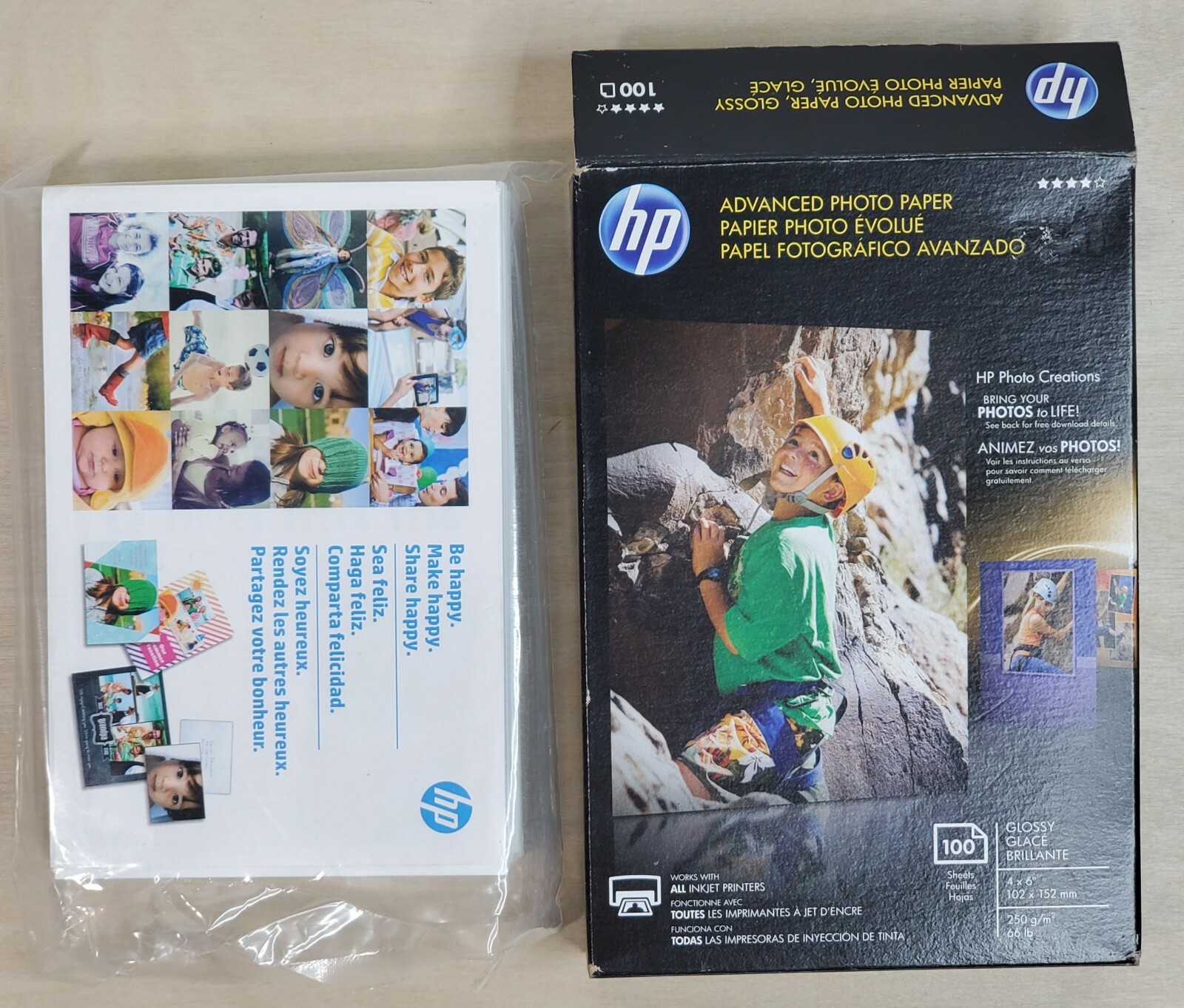 HP Everyday PHOTO PAPER 100 Glossy Sheets 4 x 6″ Q6638A Open Box