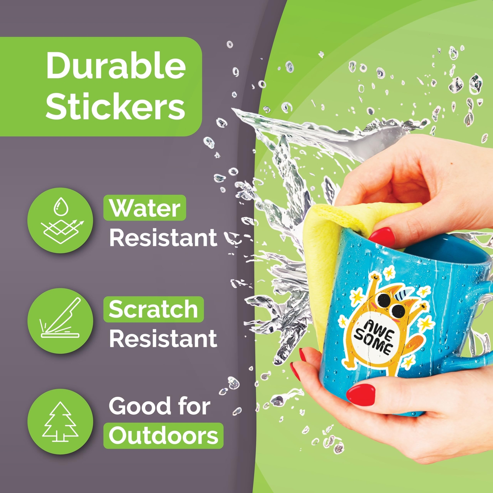 Premium Printable Vinyl Sticker Paper for Inkjet & Laser Printer – 34 Sheets …