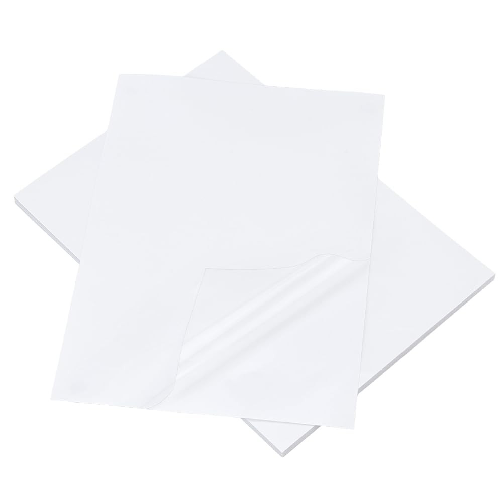 30 Sheets White Printable Sticker Paper for Inkjet Printer Printable Washi St…