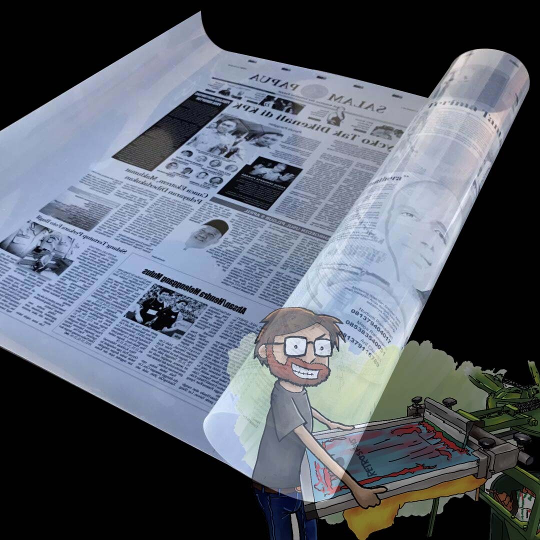 Silk Screen Printing Waterproof Instant-Dry Inkjet Transparency Film 24”x100ft
