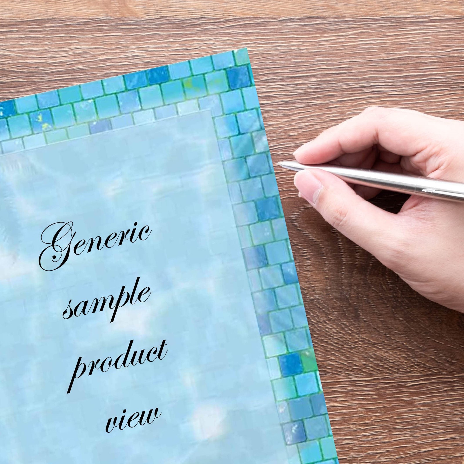 100 Pack Swimming Pool Letterhead Laser Inkjet Printer Paper Summer Theme Note