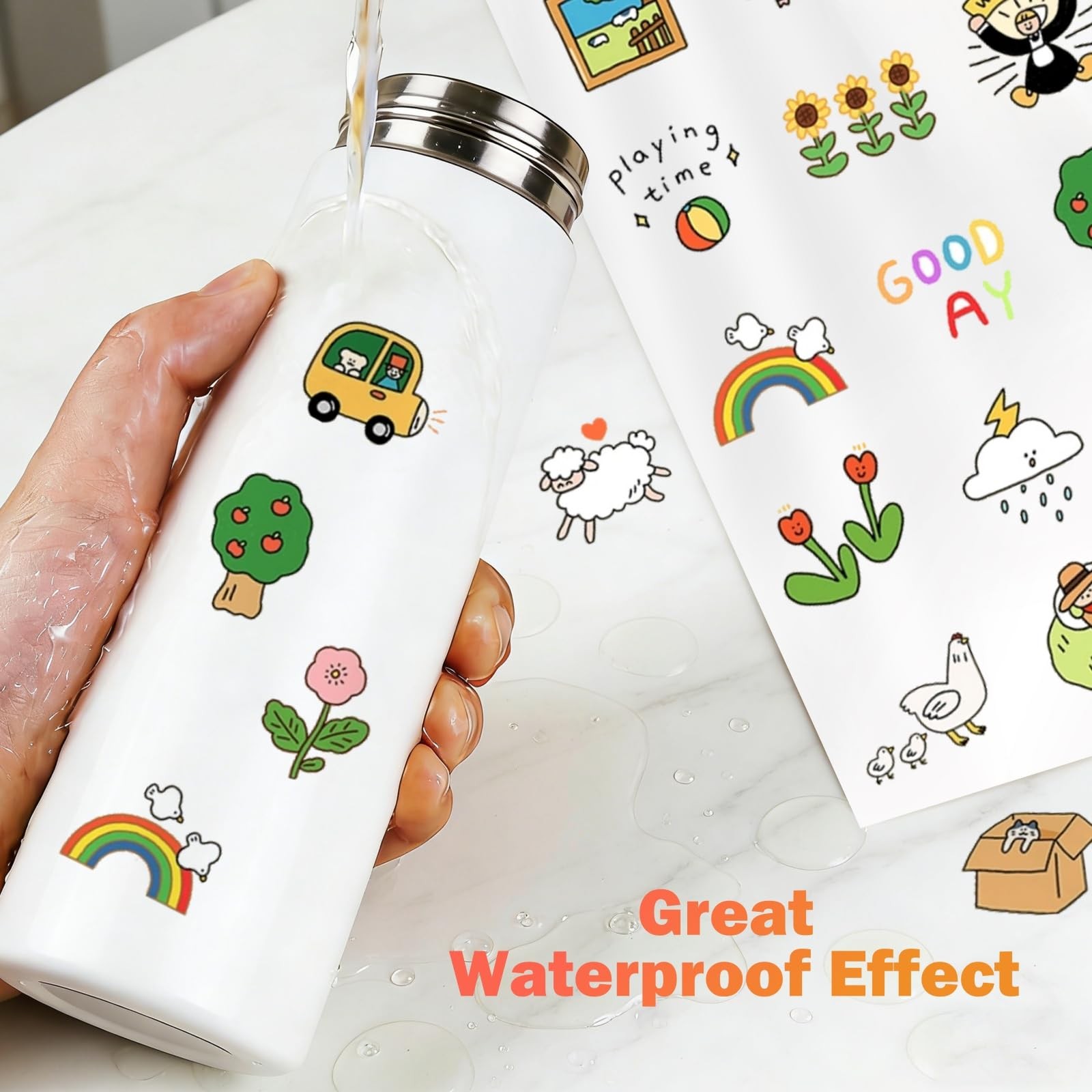 30 Sheets Premium Printable Vinyl Sticker, Vinyl Glossy White Waterproof Stic…