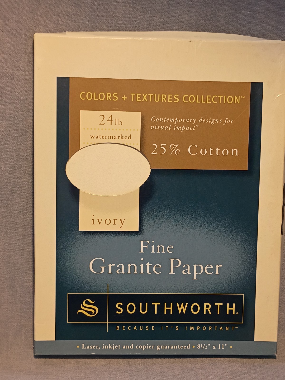 Southworth Fine Granite Paper in IVORY 59 Sheets