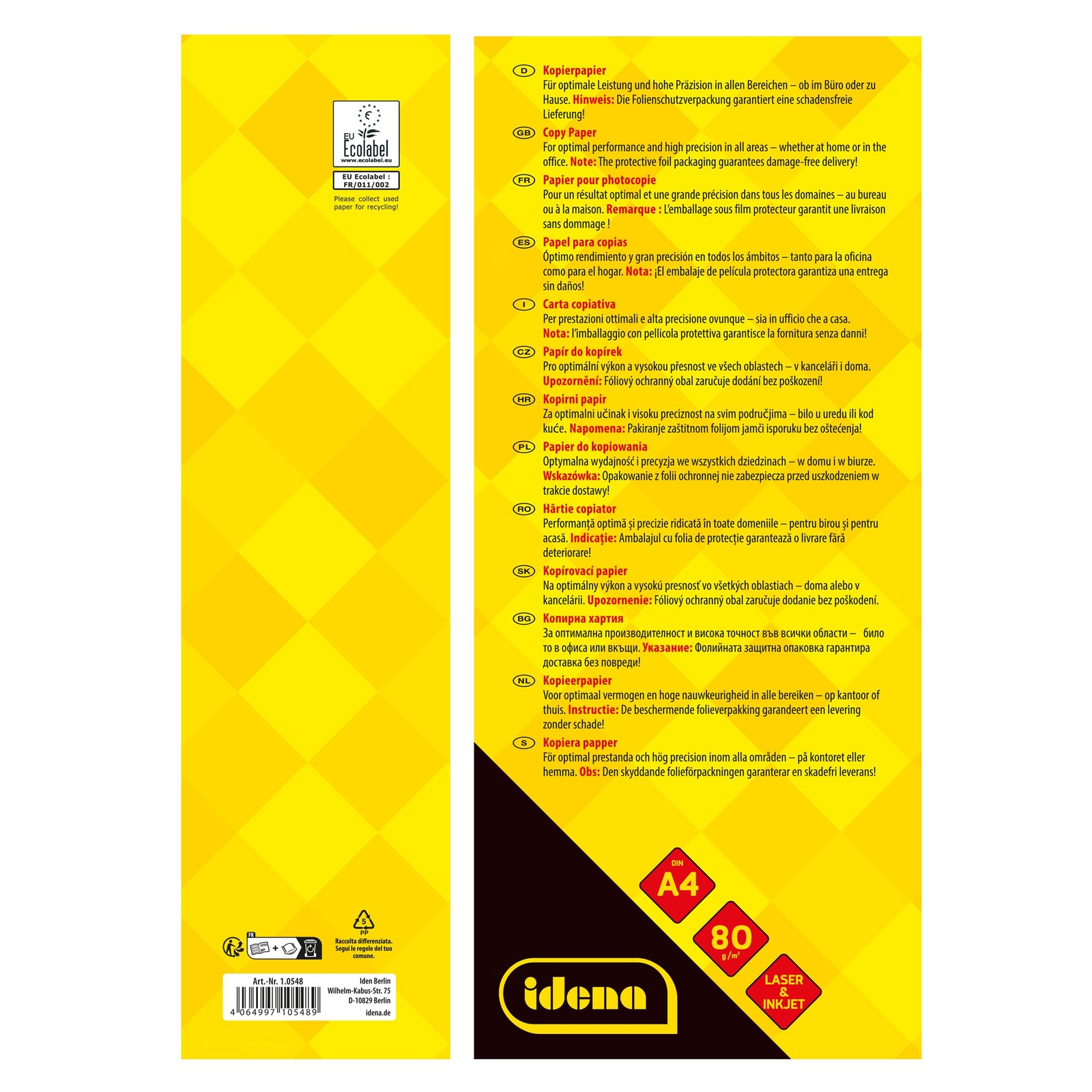 90950 Copy Paper A4, 5 Packs of 500 Sheets 80gsm, White Printer Paper…