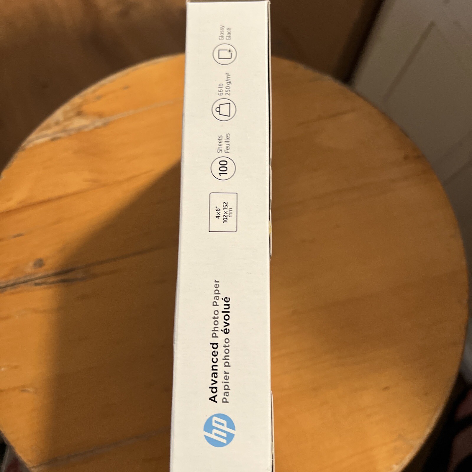 Hewlett Packard 4 x 6 inch Glossy Printer Paper – 100 Sheets Box