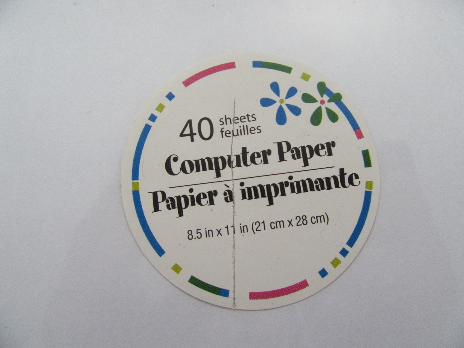 Greenbrier Writing/Computer Paper 40 Sheets 8.5″ x 11″ Fall Colors