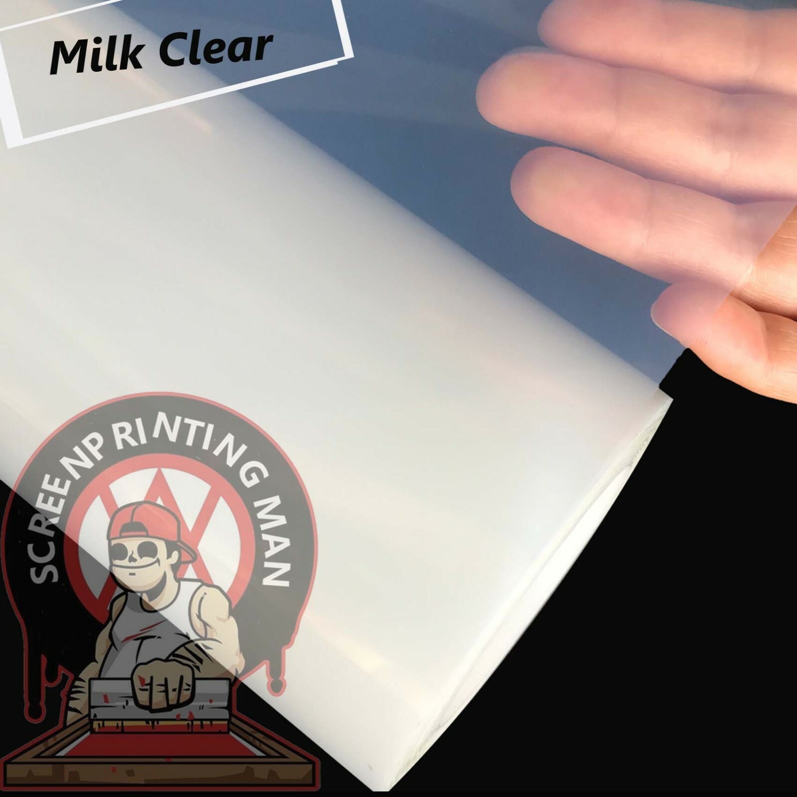 8.5×11，Screen Printing Waterproof Inkjet Transparent Film for EPSON，100 sheets