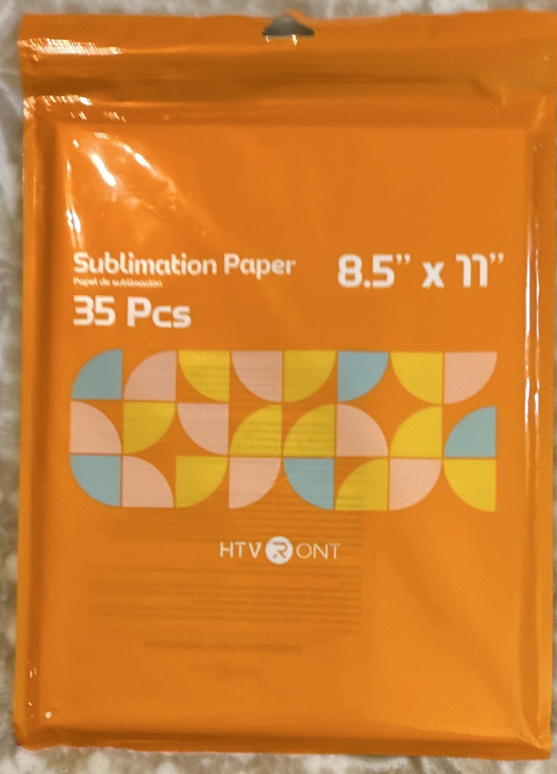 HTVRONT Sublimation Paper 8.5 x 11 in 125g White Inkjet for Epson