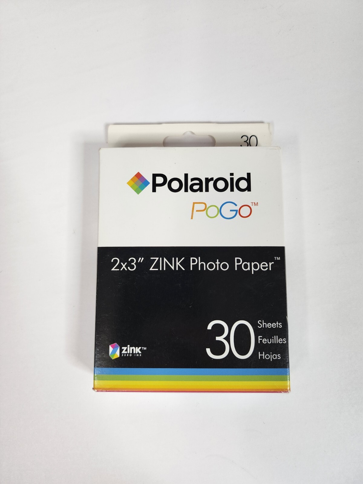 Polaroid PoGo 2×3″ Zink Photo Paper 30 Sheets New Sticky Backed Full Color