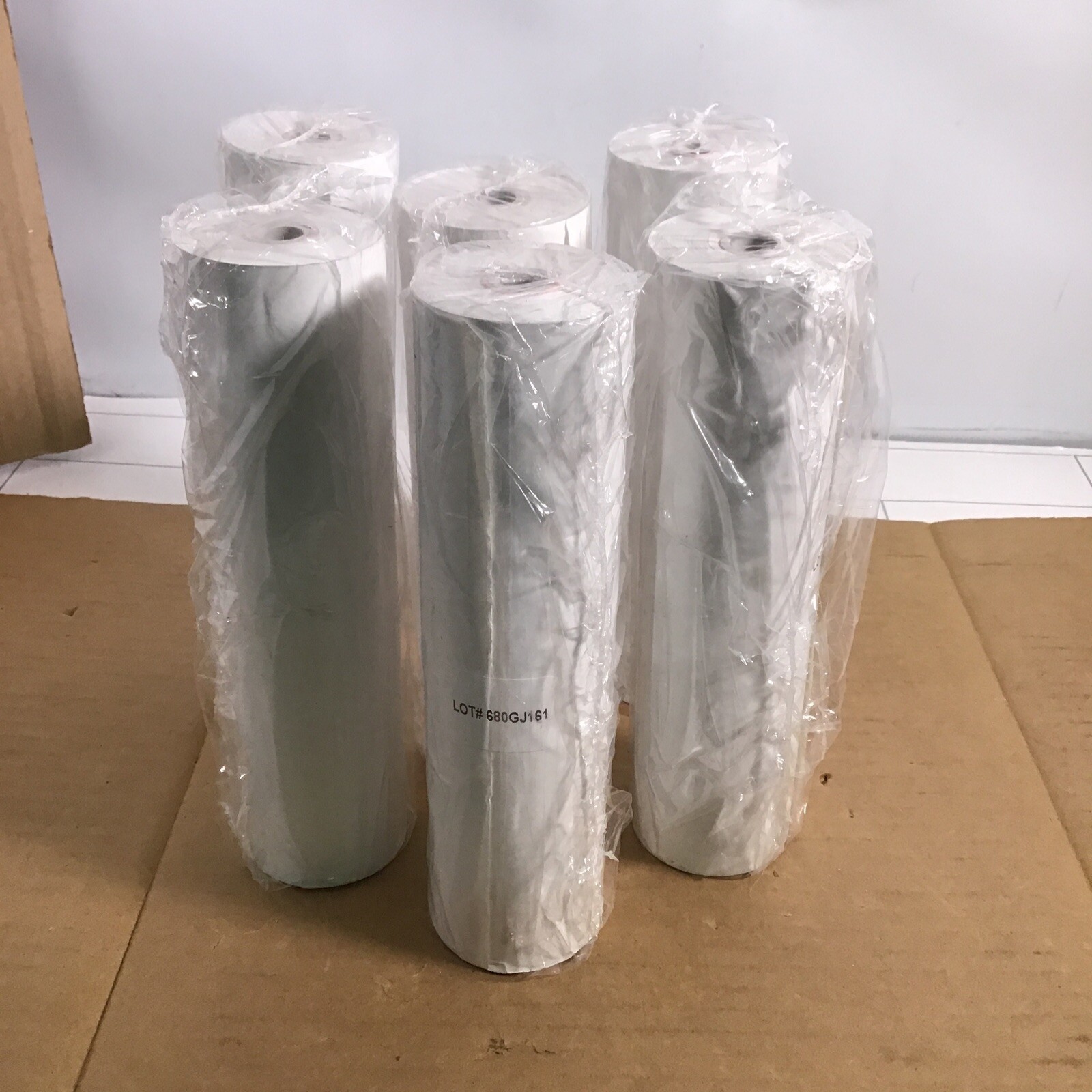 Lot Of 6 Brother Standard Roll Paper W/red Stripe / LB3660